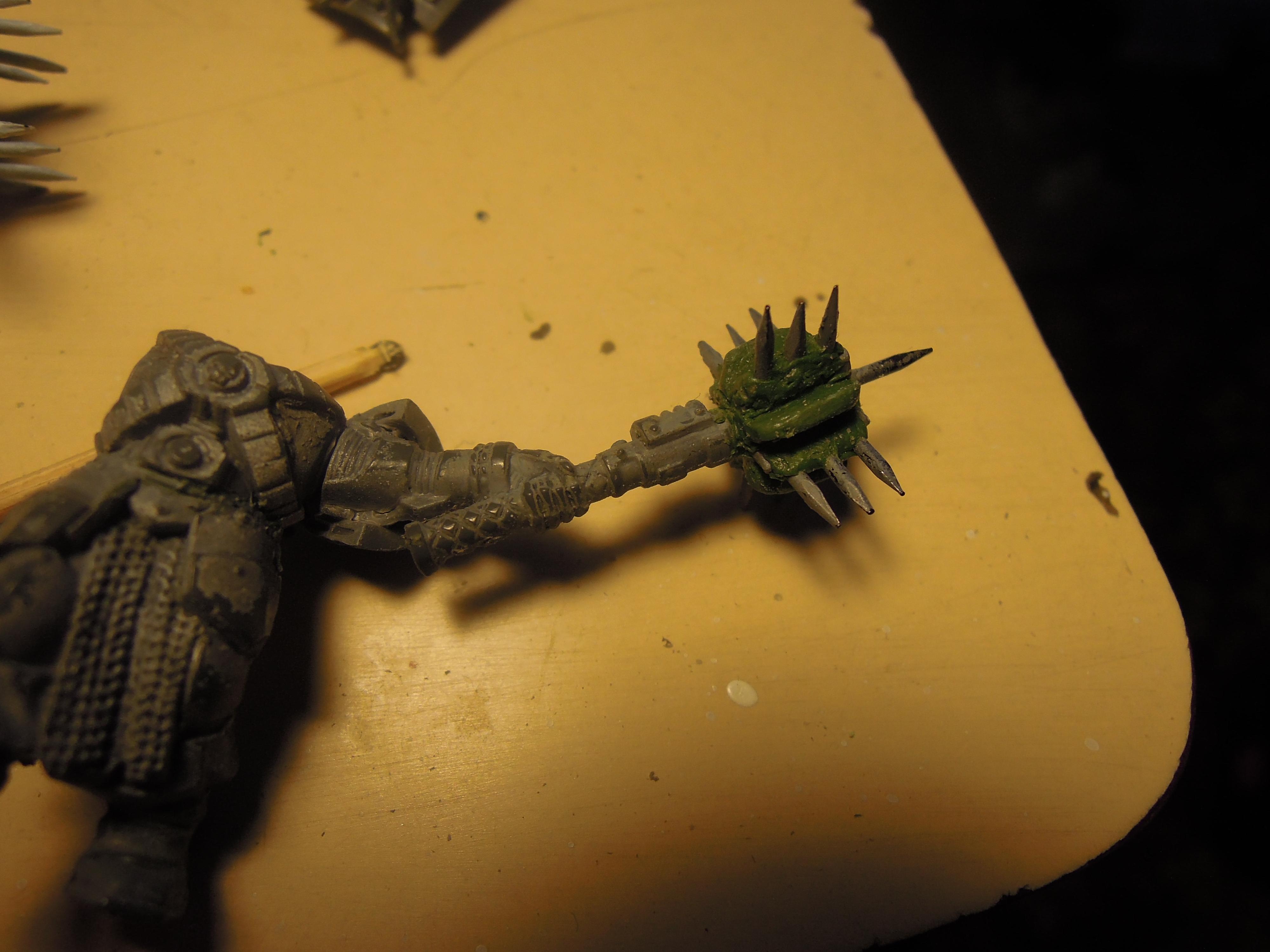 Accursed Crozius, Chaos, Chaos Space Marines, Chaos Undivided, Conversion, Heresy, Heretic Astartes, Infantry, Traitor Legions, Warhammer 40,000, Word Bearers, Work In Progress