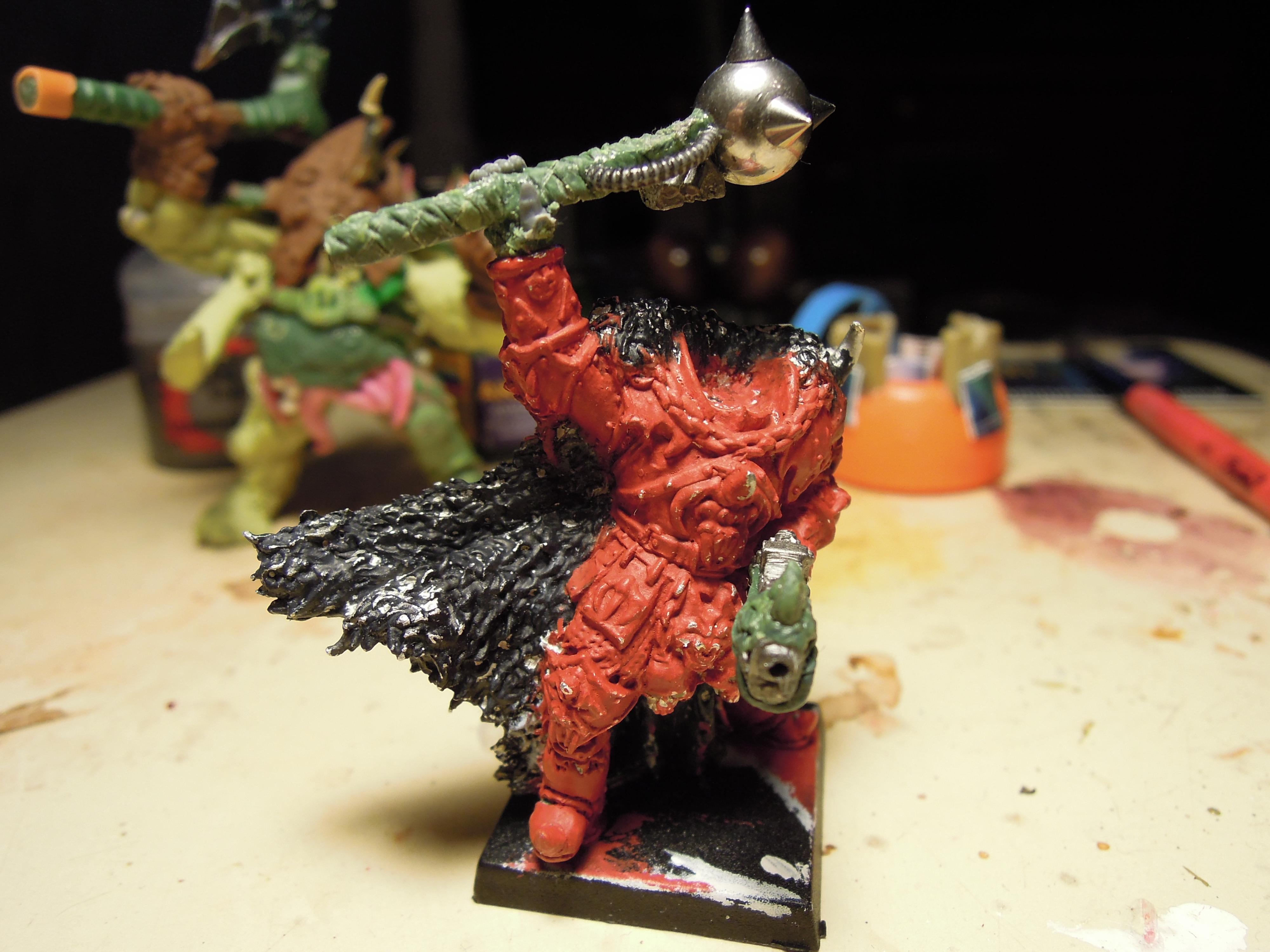 Accursed Crozius, Avatars Of War, Chaos, Chaos Space Marines, Chaos Undivided, Conversion, Dark Apostle, Eavy Metal, Greenstuff, Heresy, Heretic Astartes, Infantry, Lord Of War, Plasma Pistol, Traitor Legions, Warhammer 40,000, Word Bearers, Work In Progress