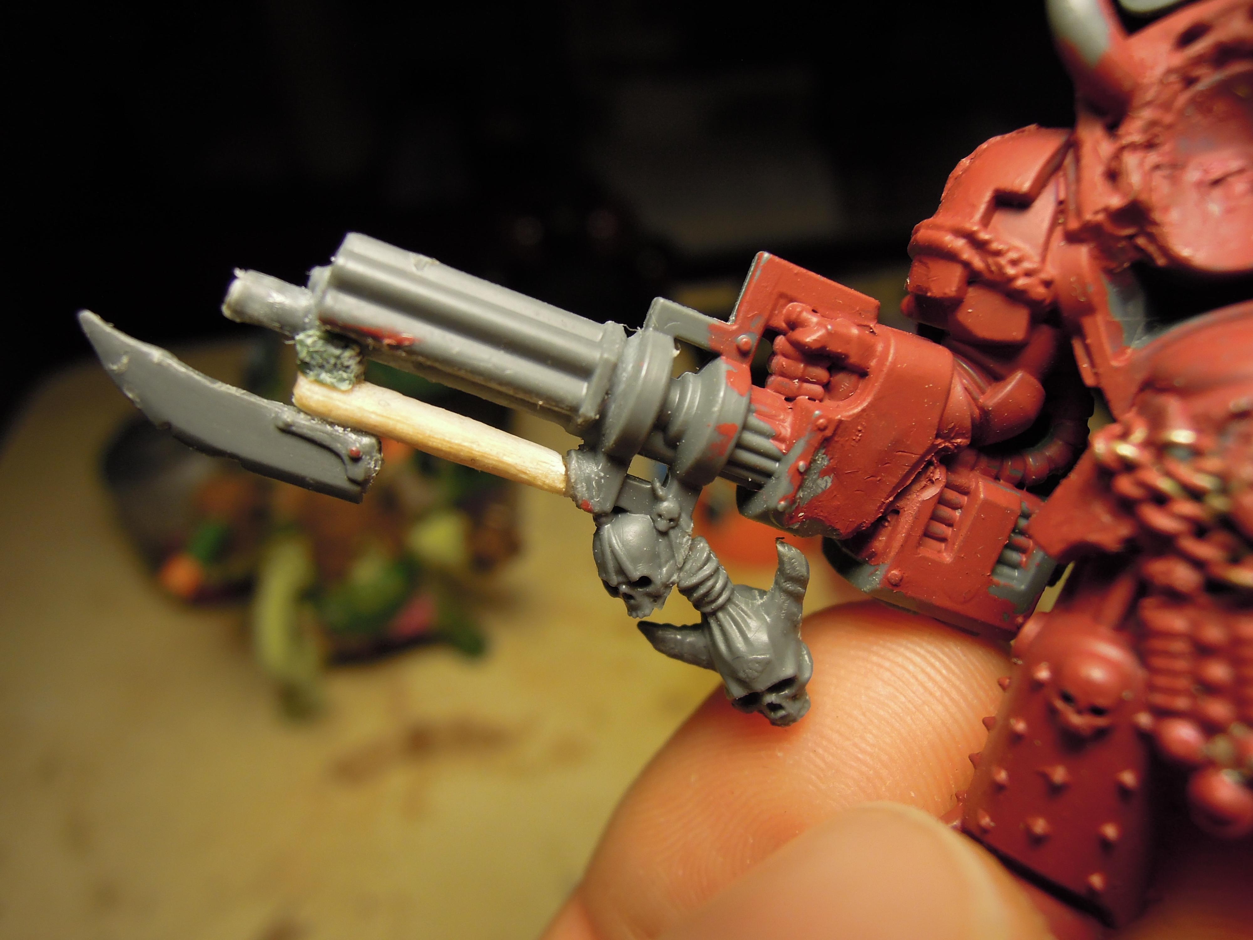 Anointed, Assault Cannon, Chaos, Chaos Space Marines, Chaos Undivided, Conversion, Dark Vengeance, Heresy, Heretic Astartes, Infantry, Terminator Armor, Traitor Legions, Warhammer 40,000, Word Bearers, Work In Progress