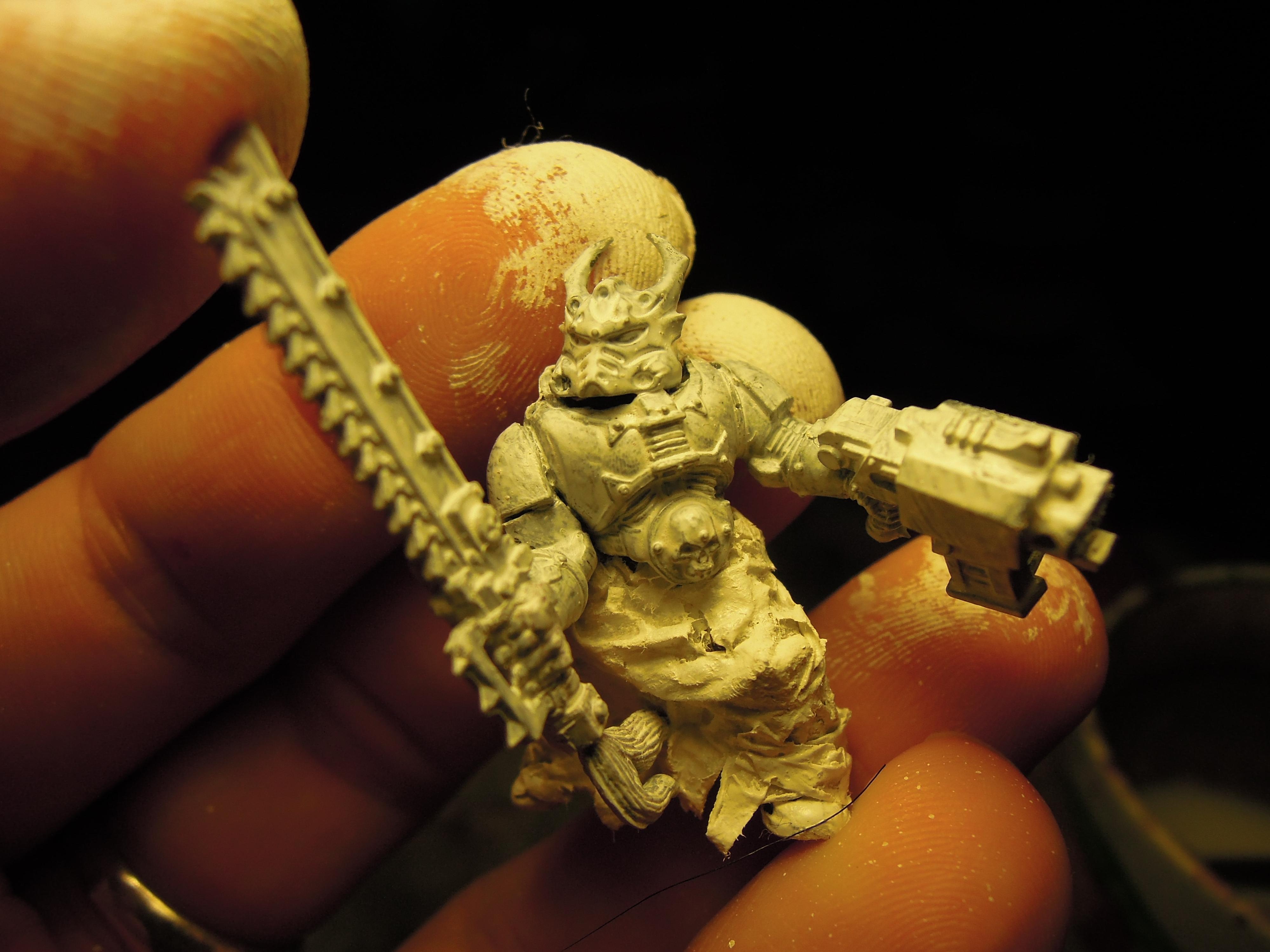 Chaos, Chaos Space Marines, Chaos Undivided, Conversion, Heresy, Heretic Astartes, Infantry, Traitor Legions, Warhammer 40,000, Word Bearers, Work In Progress