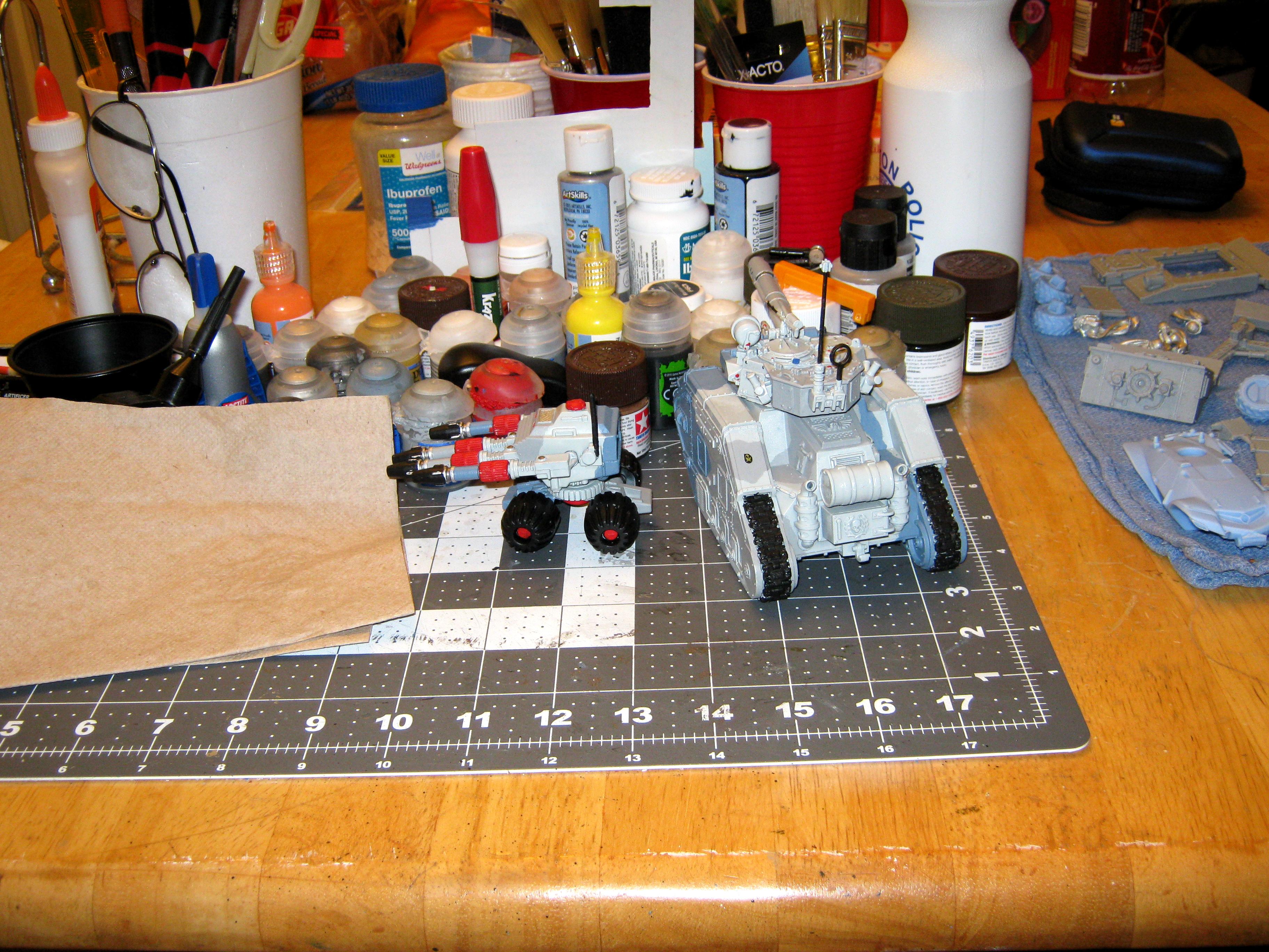 Artillery, Astra Militarum, Automata, Conversion, Counts As, Fire Support, Forge World, G.i. Joe, Imperial, Imperial Guard, Leman Russ, Mobile Gun System, Mobile Weapons System, Pac/rat, Remote Weapons System, Self Propelled, Stygies Viii, Tank, Tank Destroyer, Toy, Vanquisher