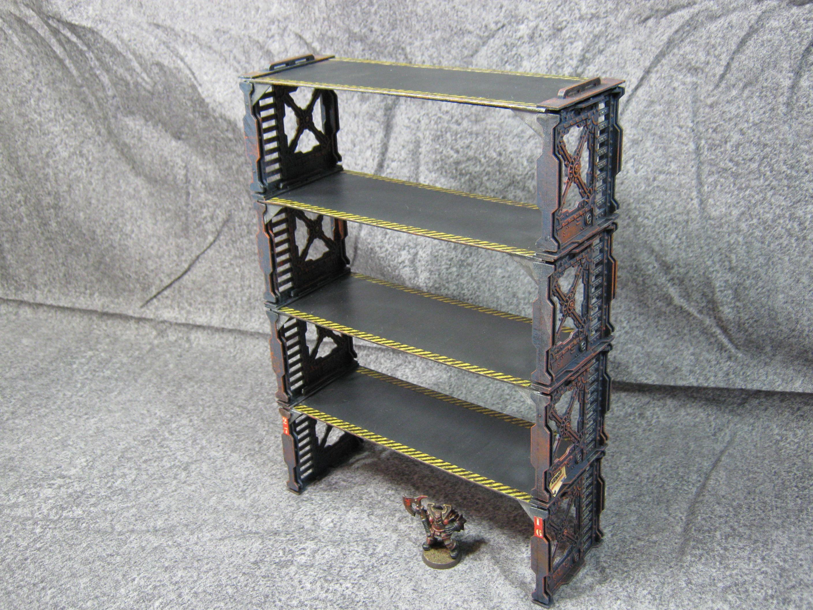 Bulkheads, Necromunda, Scratch Build, Shadow Wars, Warhammer 40,000, Weatjhering