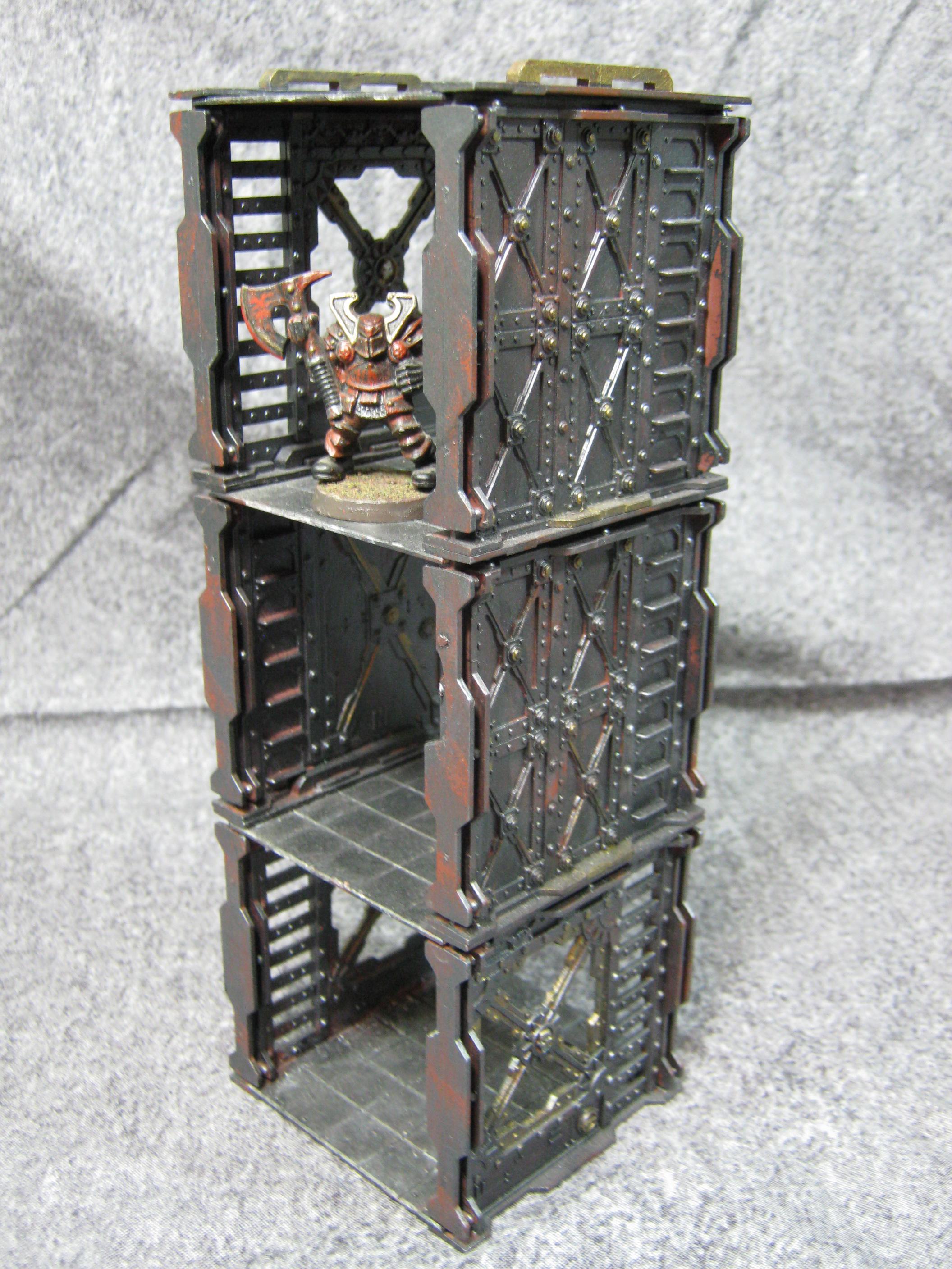 Bulkheads, Necromunda, Scratch Build, Shadow Wars, Warhammer 40,000, Weatjhering