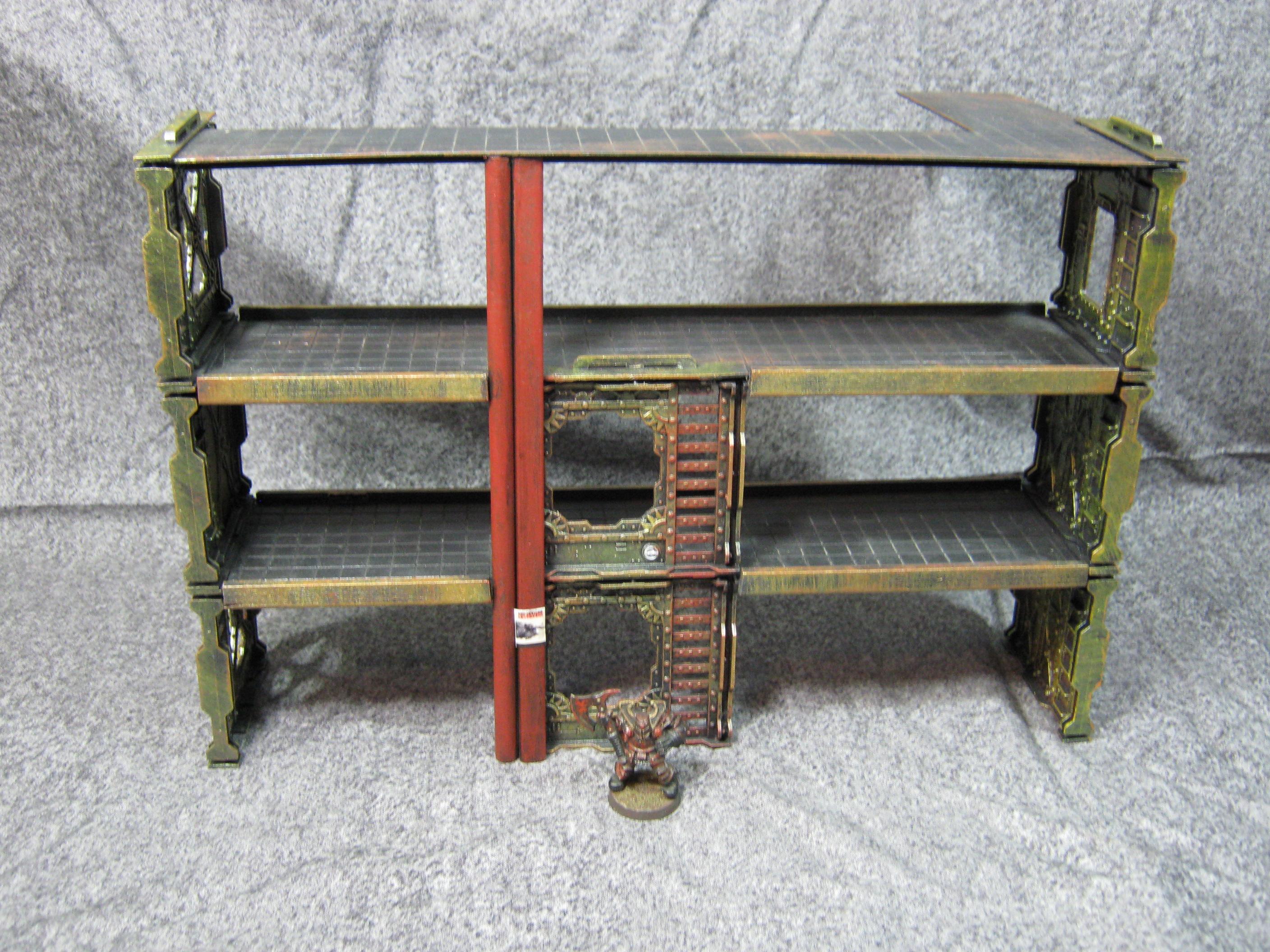 Bulkheads, Necromunda, Scratch Build, Shadow Wars, Warhammer 40,000, Weatjhering