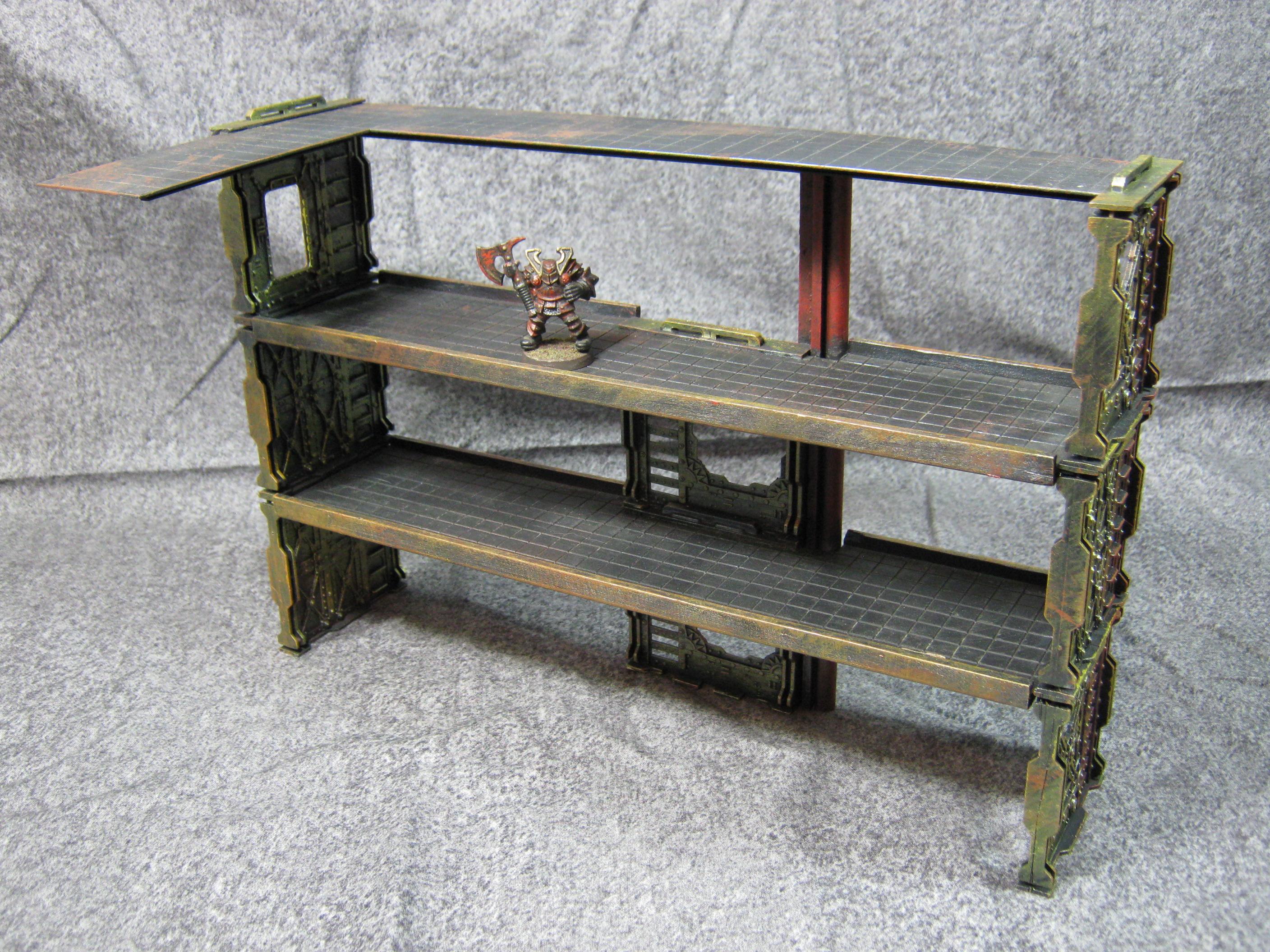 Bulkheads, Necromunda, Scratch Build, Shadow Wars, Warhammer 40,000, Weatjhering