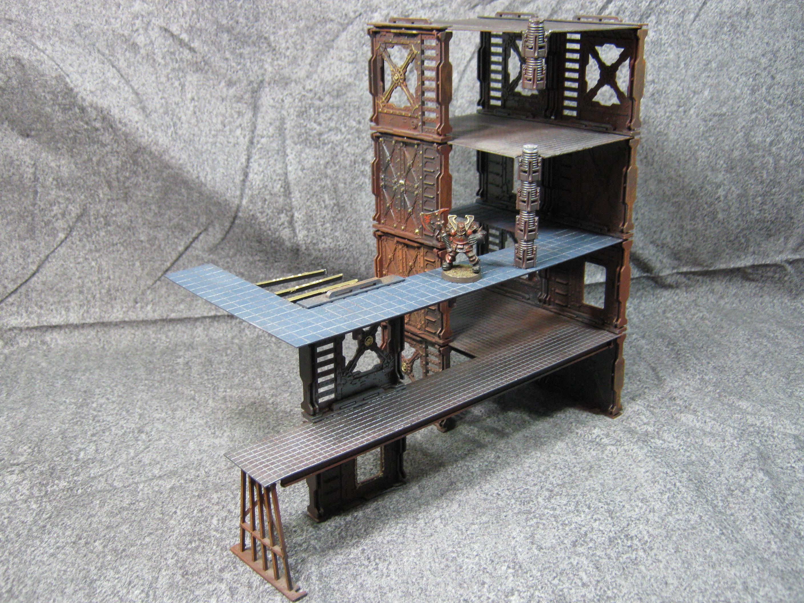 Bulkheads, Necromunda, Scratch Build, Shadow Wars, Warhammer 40,000, Weatjhering