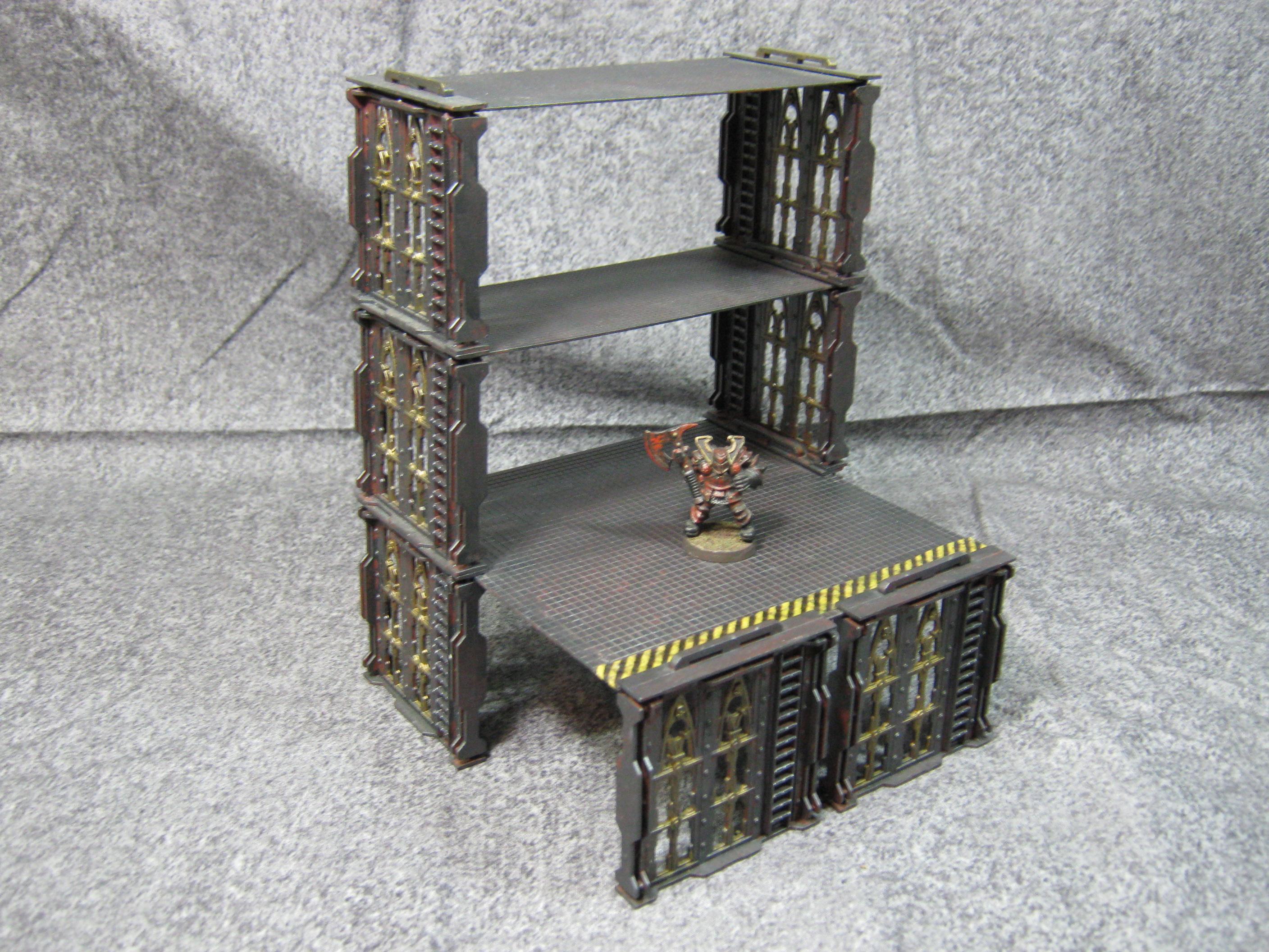 Bulkheads, Necromunda, Scratch Build, Shadow Wars, Warhammer 40,000, Weatjhering