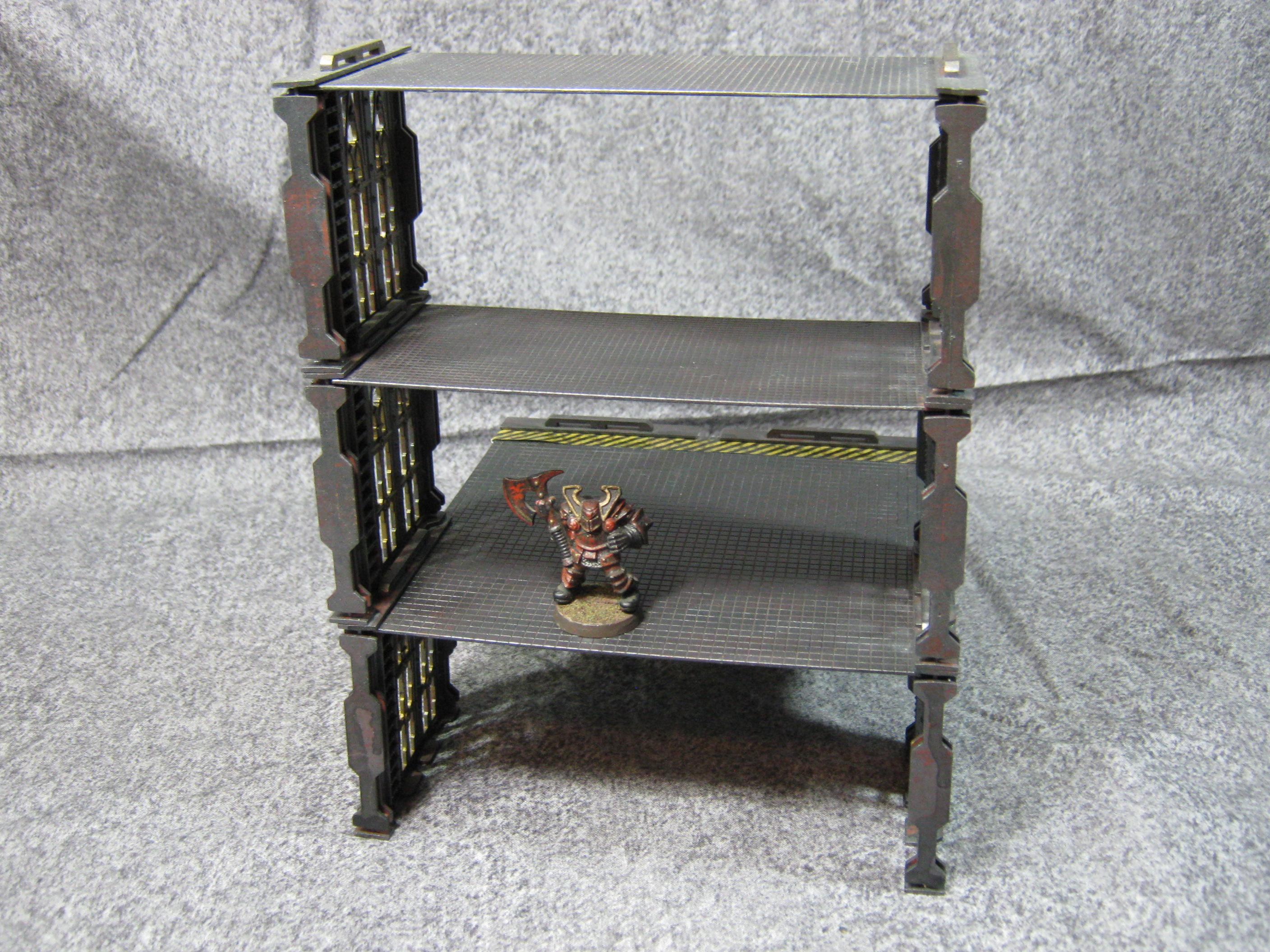 Bulkheads, Necromunda, Scratch Build, Shadow Wars, Warhammer 40,000, Weatjhering