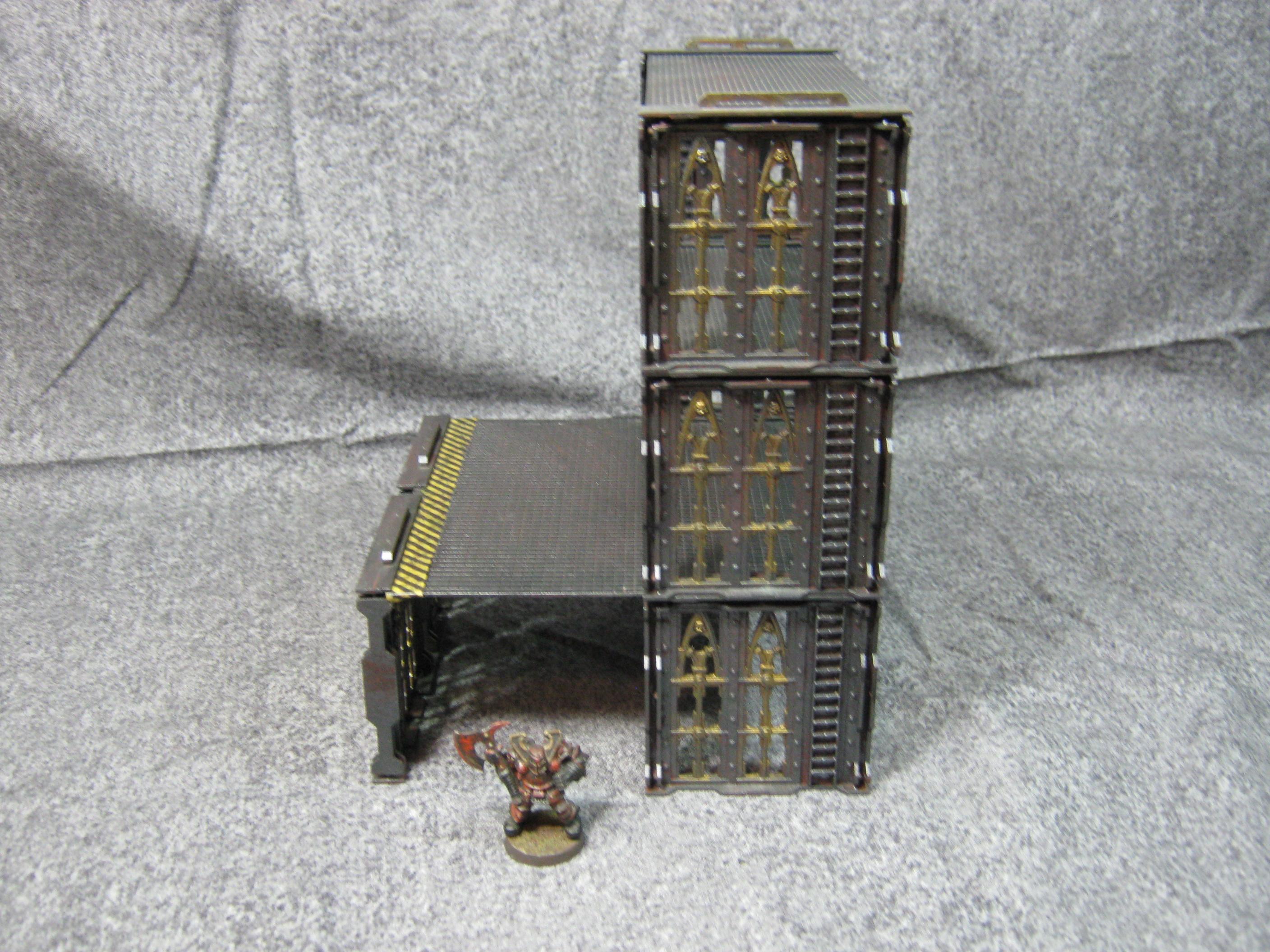 Bulkheads, Necromunda, Scratch Build, Shadow Wars, Warhammer 40,000, Weatjhering