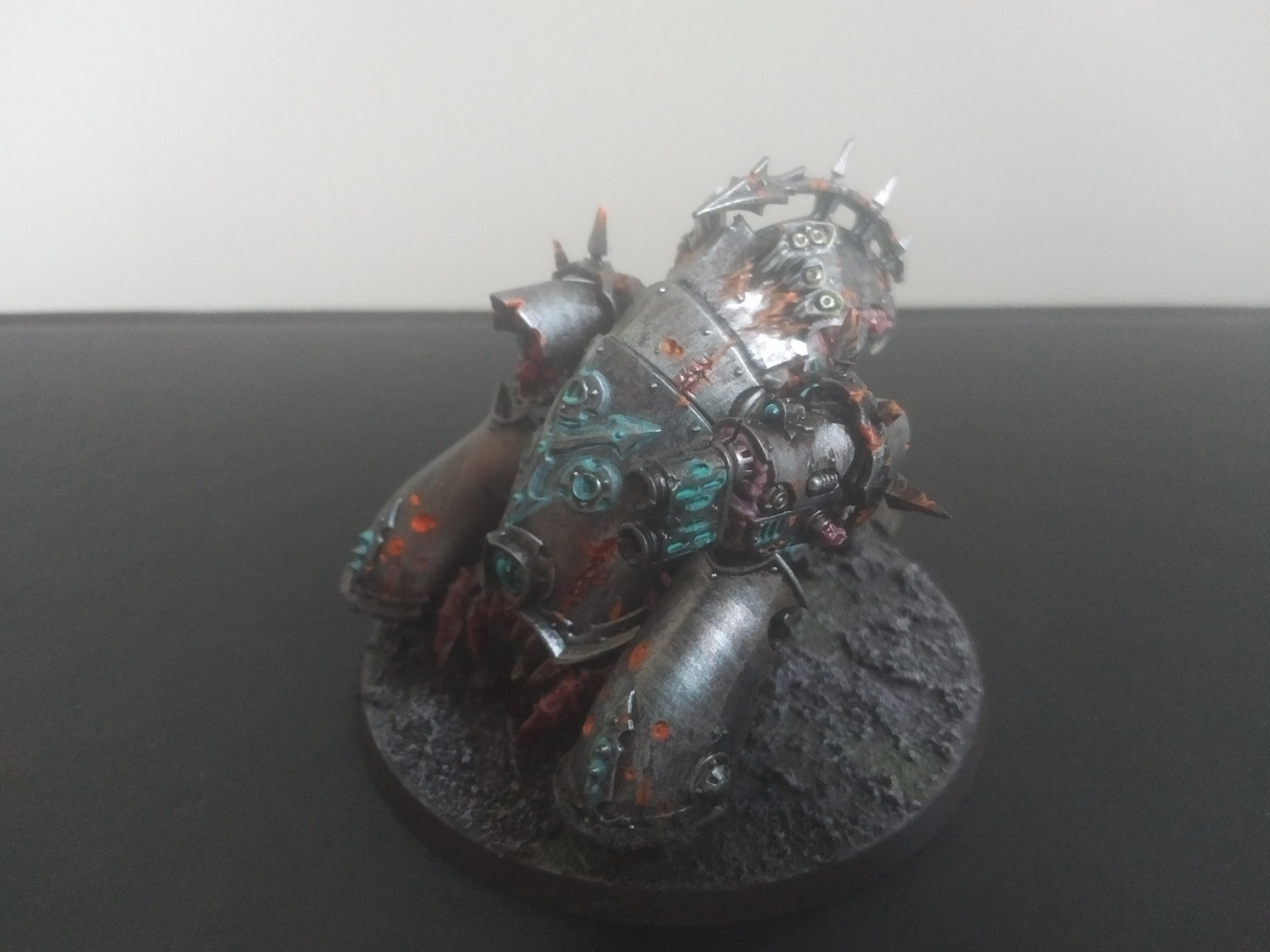 Blood, Daemons, Monster, Myphitic Blight-hauler. Death Guard, Nurgle, Rust Verdigris, Silver