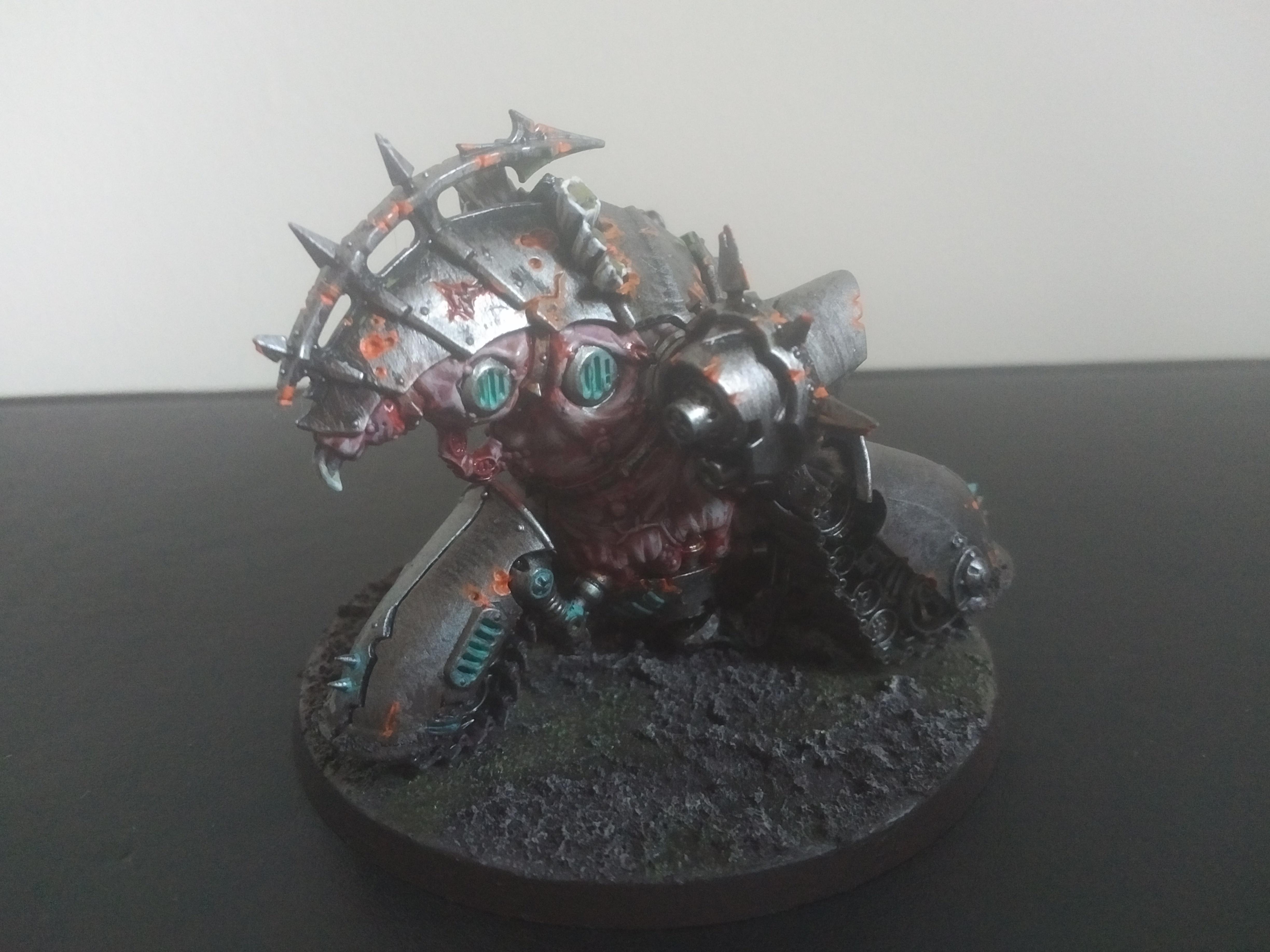 Blood, Daemons, Monster, Myphitic Blight-hauler. Death Guard, Nurgle, Rust Verdigris, Silver