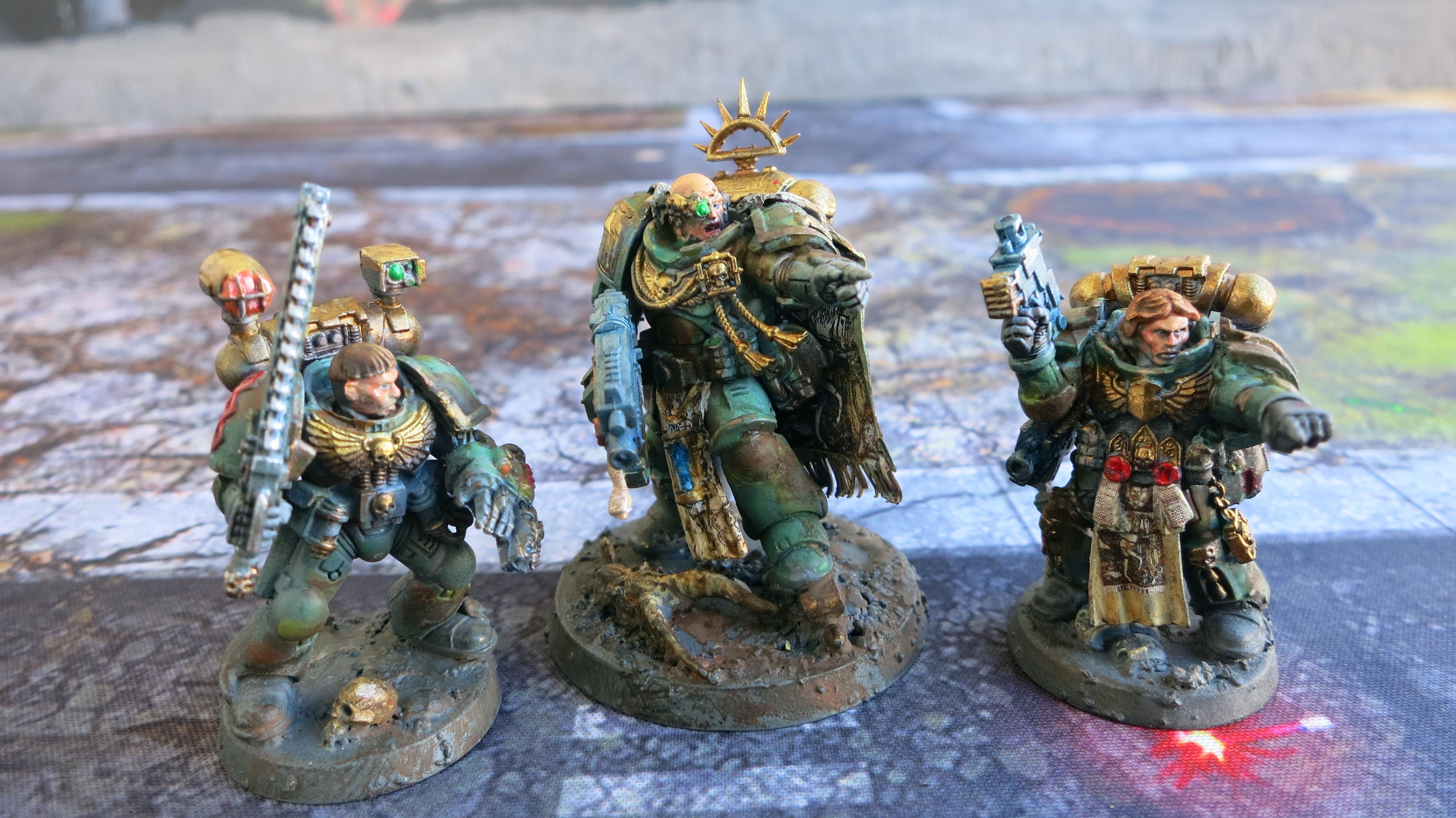 Primaris Captain with Lieutenant and Apothecary