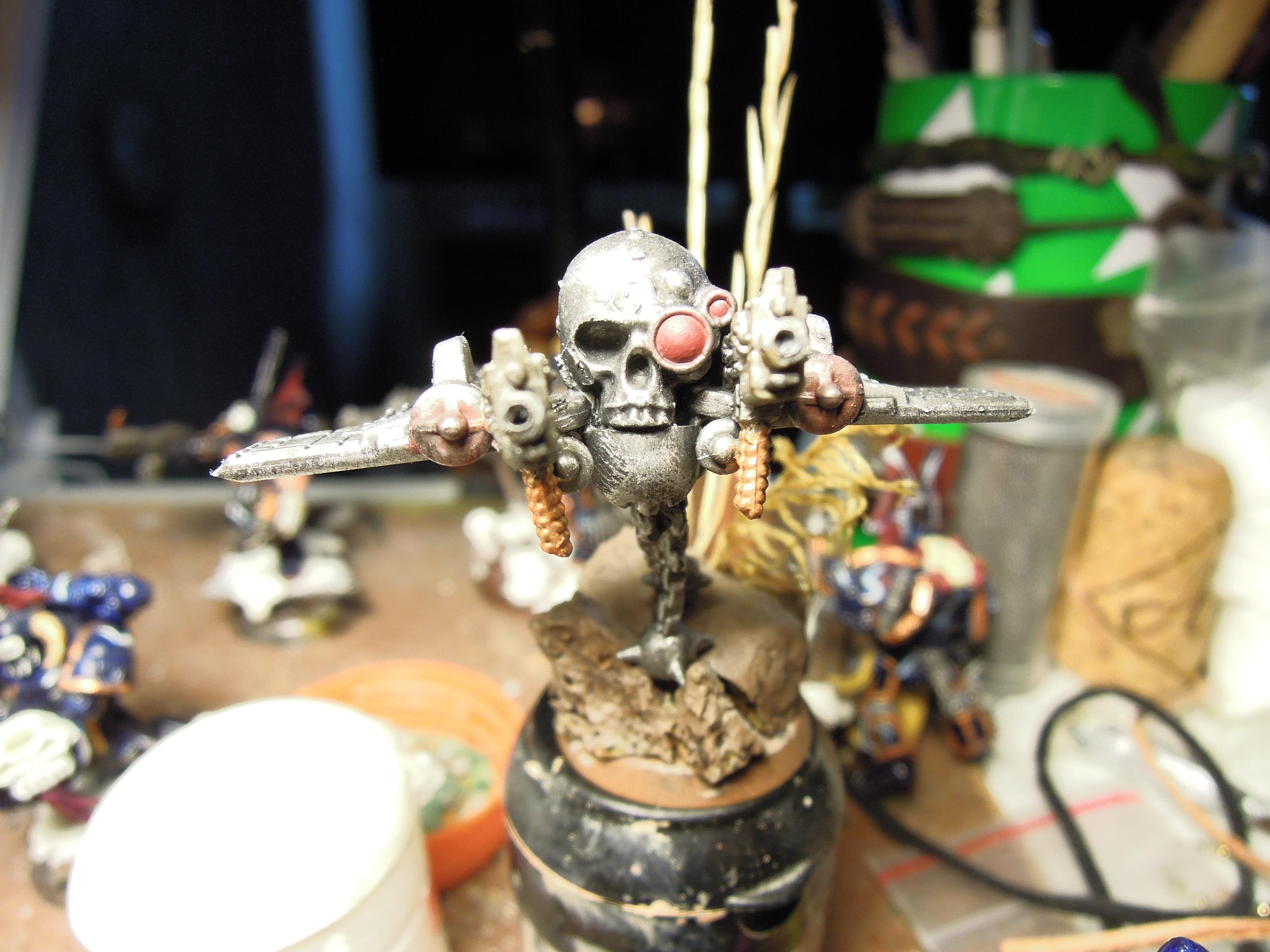Admech, Chaos, Conversion, Cyborg, Dark Mechanicus, Heresy, Kitbash, Retinue, Scratch Build, Servitors, Strogg, Warhammer 40,000