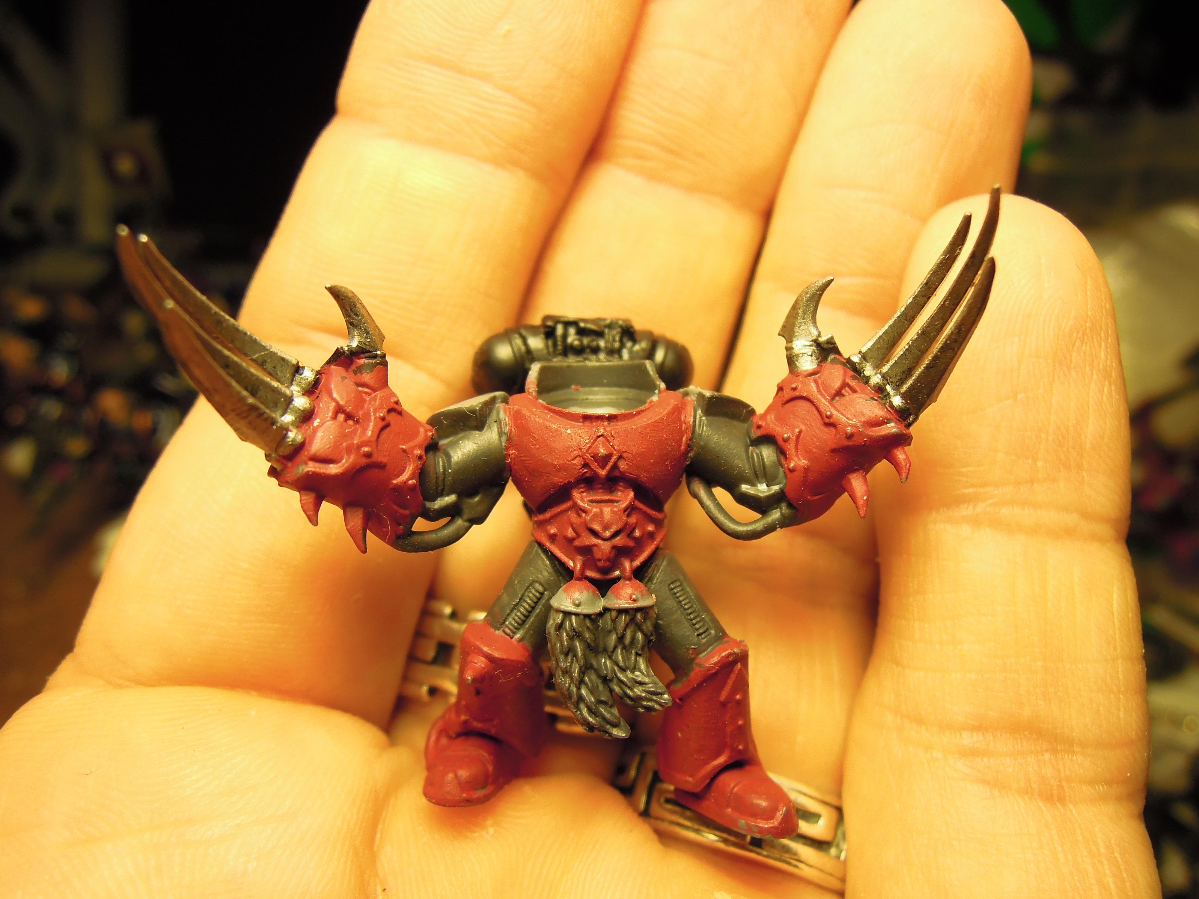 Berserk, Berserkers, Berzerker, Blood For The Blood God, Blood Wolves, Chaos, Chaos Space Marines, Conversion, Heresy, Heretic Astartes, Infantry, Khorne, Khorne Wolves, Kitbash, Lightning Claws, Renegade, Skulls For Skull Throne, Space Wolves, Traitor, Traitor Legions, Warhammer 40,000, Work In Progress