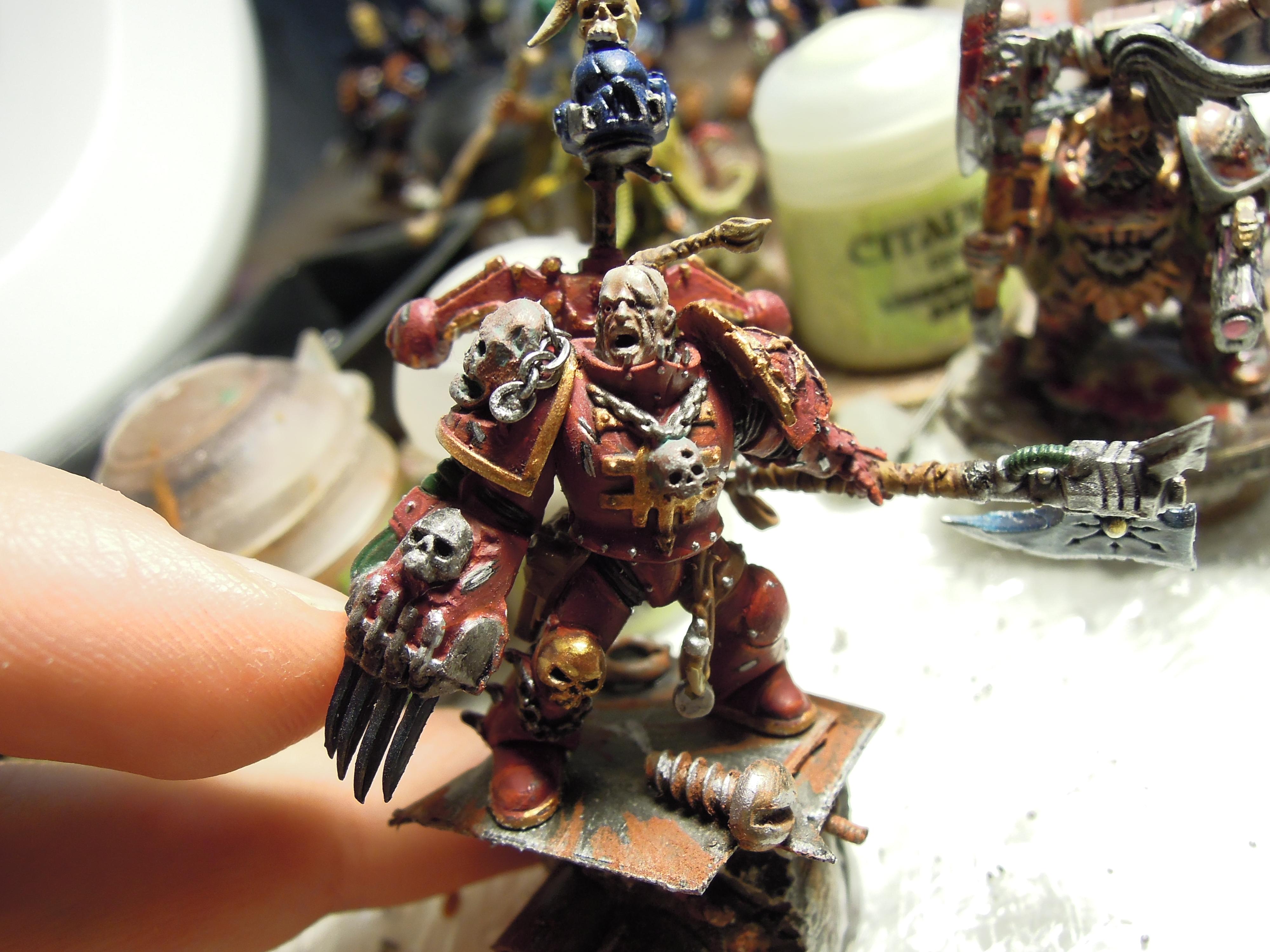 Berserk, Berserkers, Berzerk, Berzerker, Blood For The Blood God, Chaos, Chaos Space Marines, Conversion, Heresy, Heretic Astartes, Infantry, Khorne, Lightning Claw, Power Axe, Ruin, Skulls For Skull Throne, Traitor Legions, Trophy, Warhammer 40,000, World Eaters
