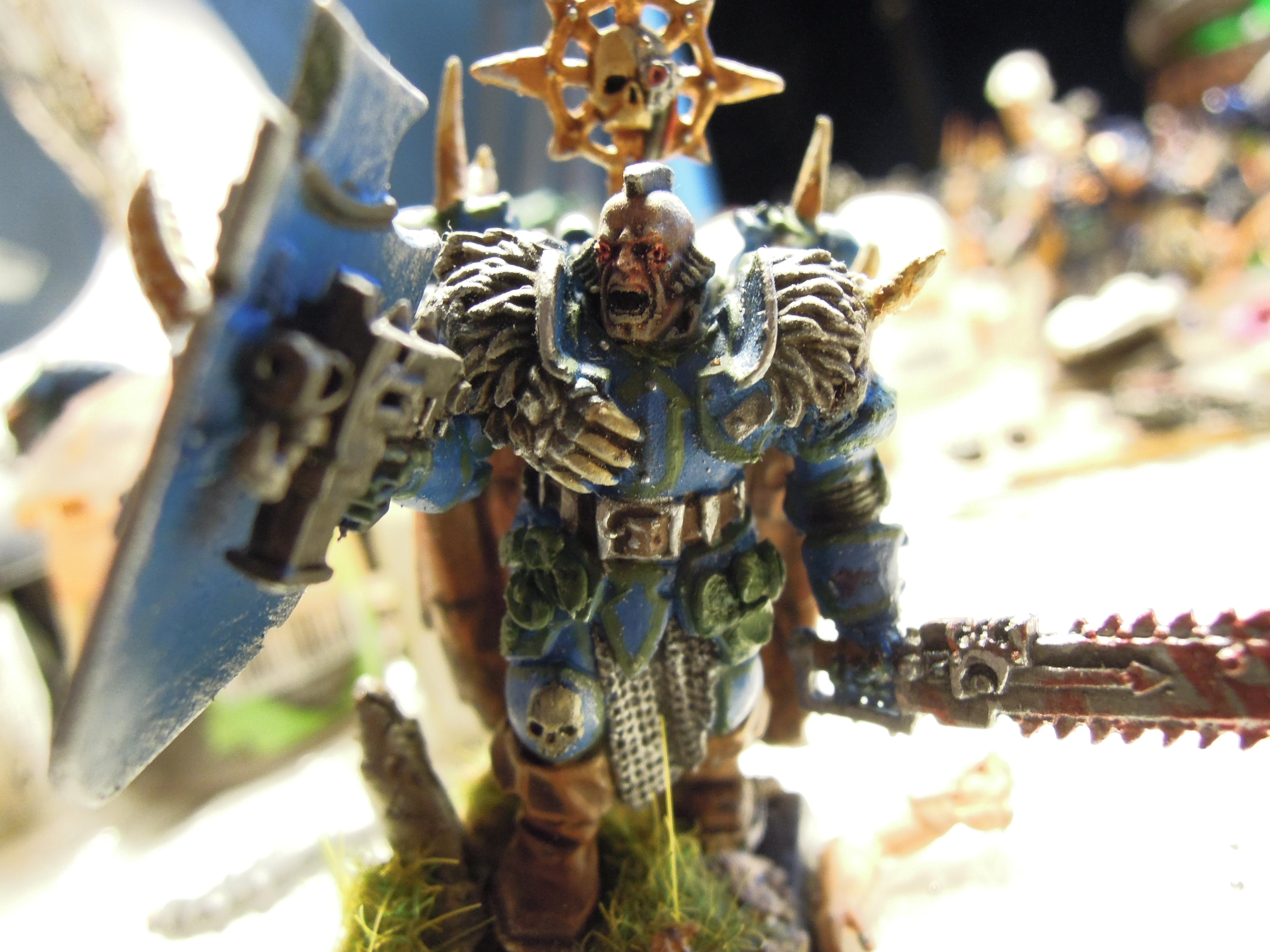 Alpha Legion, Chain Sword, Chaos, Chaos Space Marines, Chaos Undivided, Conversion, Eavy Metal, Greenstuff, Heresy, Heretic Astartes, Hydra Dominatus, Infantry, Kitbash, Scales, Shield, Spikes, Traitor Legions, Warhammer 40,000