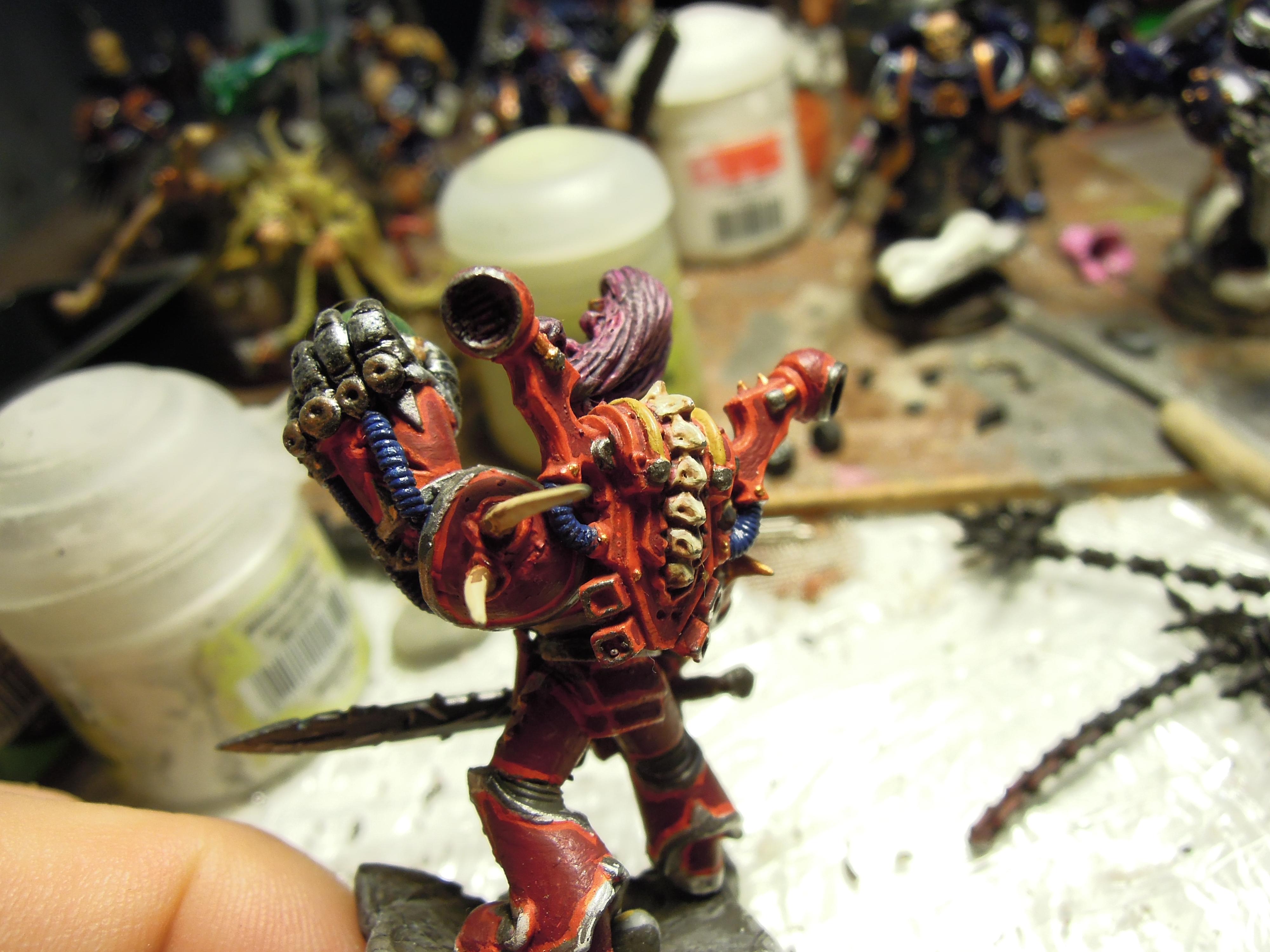 Chaos, Chaos Space Marines, Chaos Undivided, Conversion, Heresy, Heretic Astartes, Infantry, Possessed, Power Fist, Spikes, Spine, Sword, Traitor Legions, Warhammer 40,000, Word Bearers