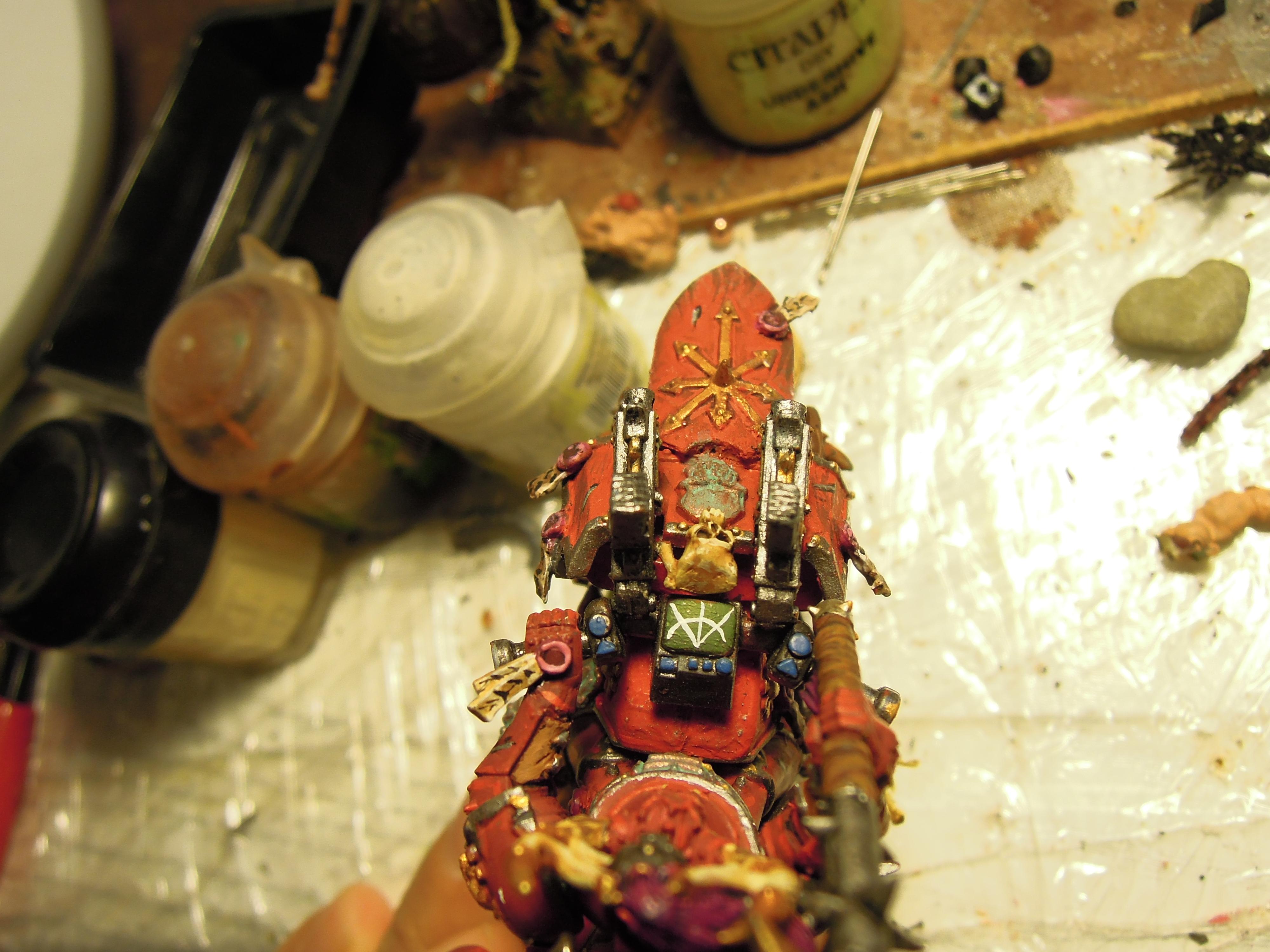 Accursed Crozius, Bike, Chaos, Chaos Space Marines, Chaos Undivided, Conversion, Dark Apostle, Heresy, Heretic Astartes, Infantry, Traitor Legions, Warhammer 40,000, Word Bearers