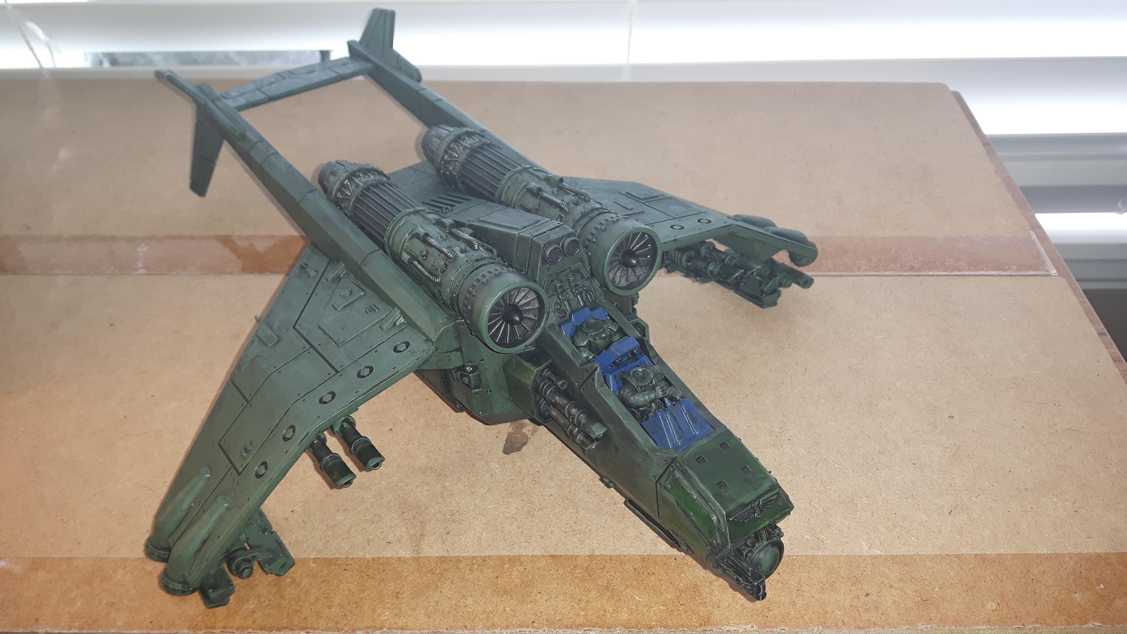 Astra Militarum, Flyer, Forge World, Imperial Guard, Resin, Valkyrie, Vendetta