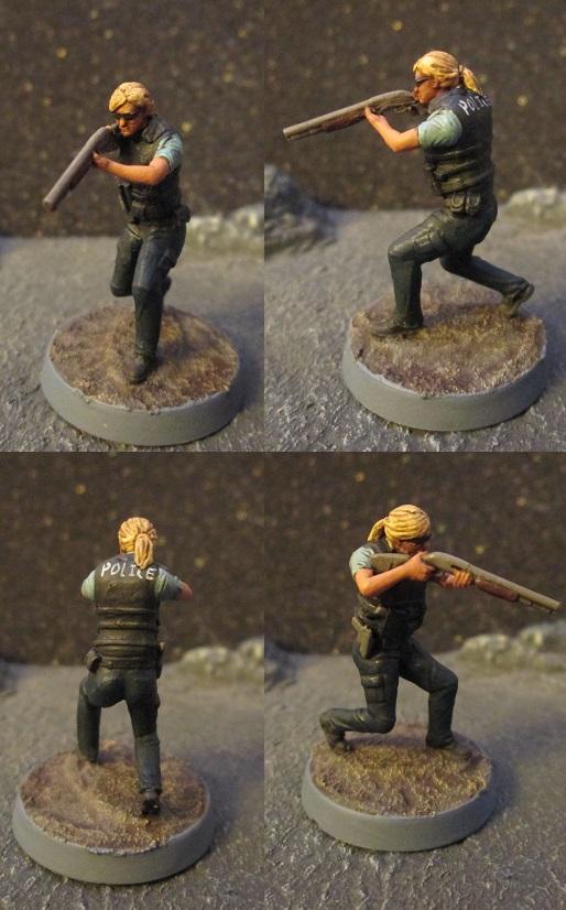Cop with Shotgun