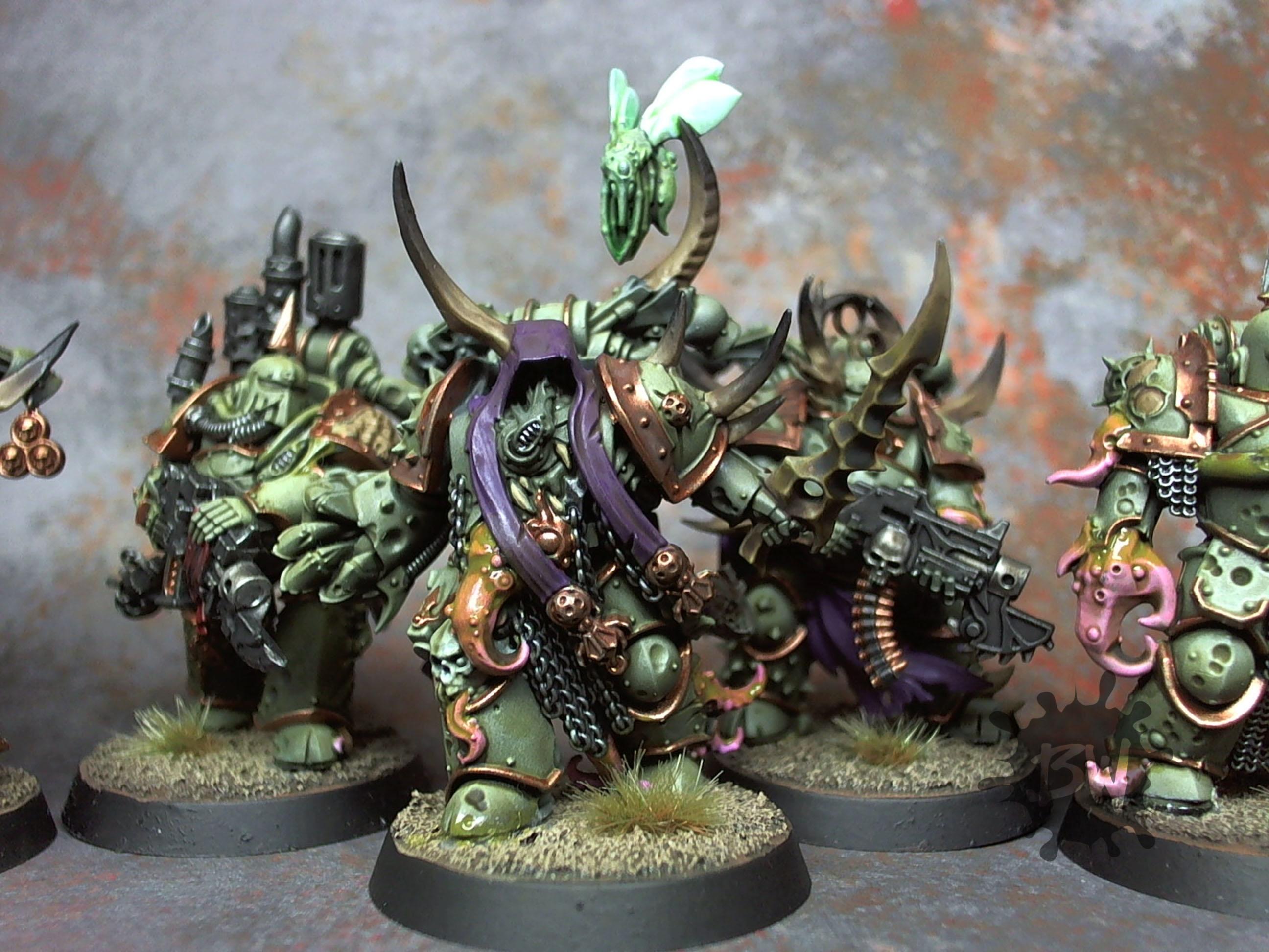 Chaos, Nurgle, Plague Marines, Warhammer 40,000, Warhammer Fantasy