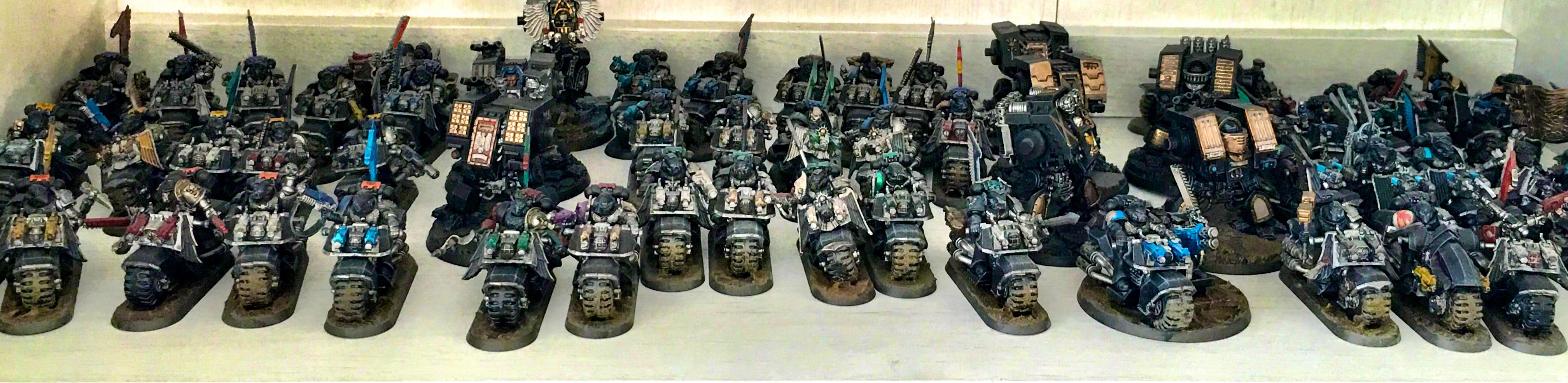 Army, Deathwatch, Dreadnought, Ravenwing, White Scars