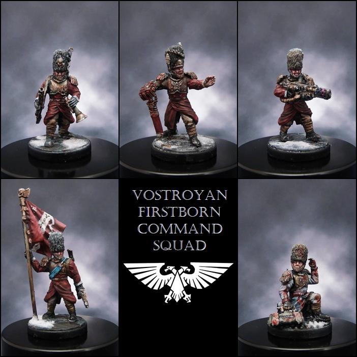 Alternative Guard Models, Anvil Industries, Command Squad, Imperial Guard, Regiments, Vostroyan