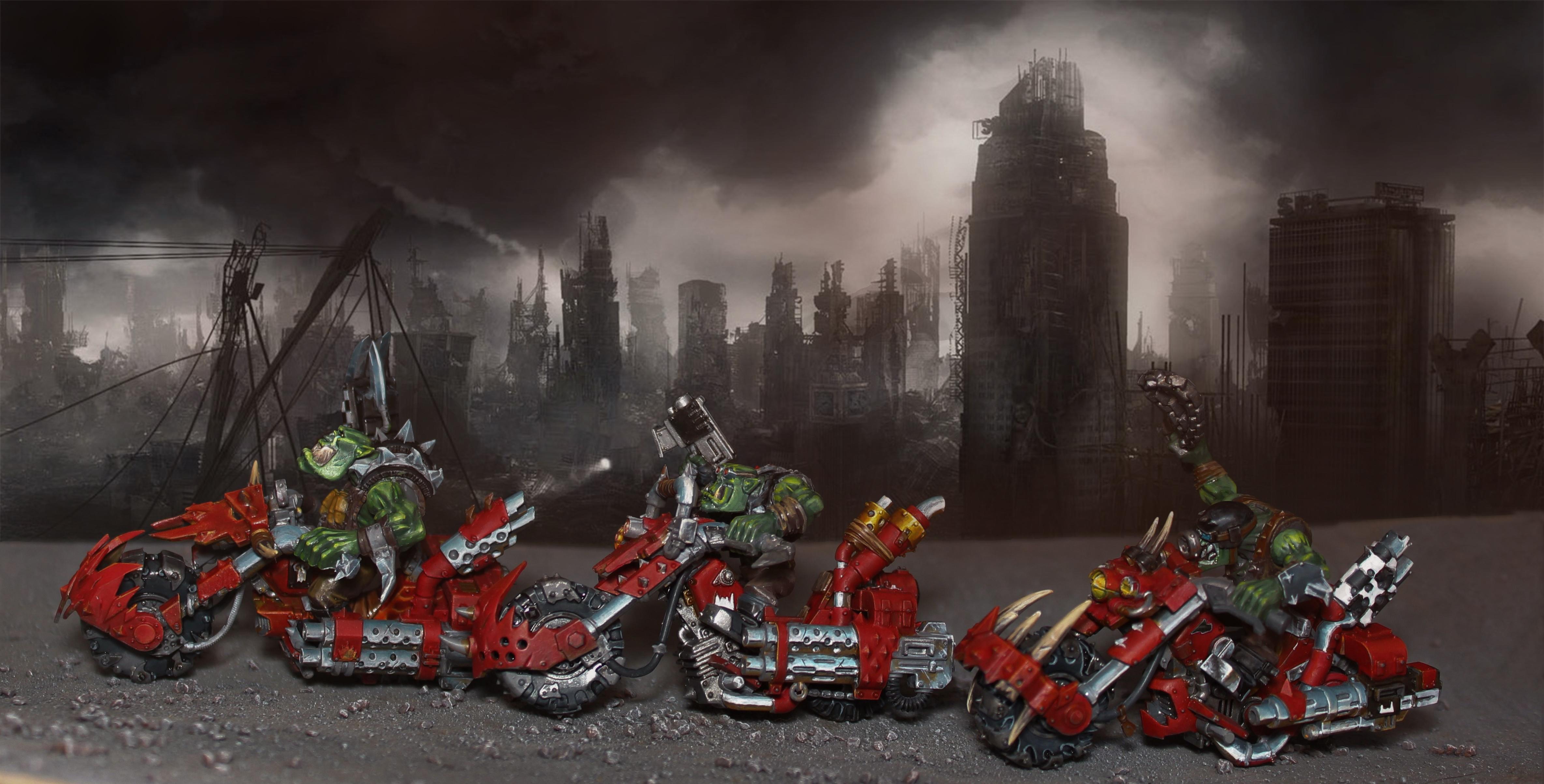My firs orks bikers