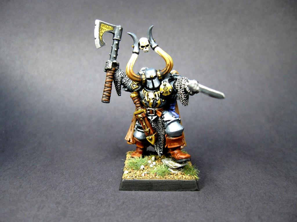 Carrero Arts, Chaos Exalted Champion, Slaves To Darkness, Wahammer, Warhamer Aos, Warhammer Chaos