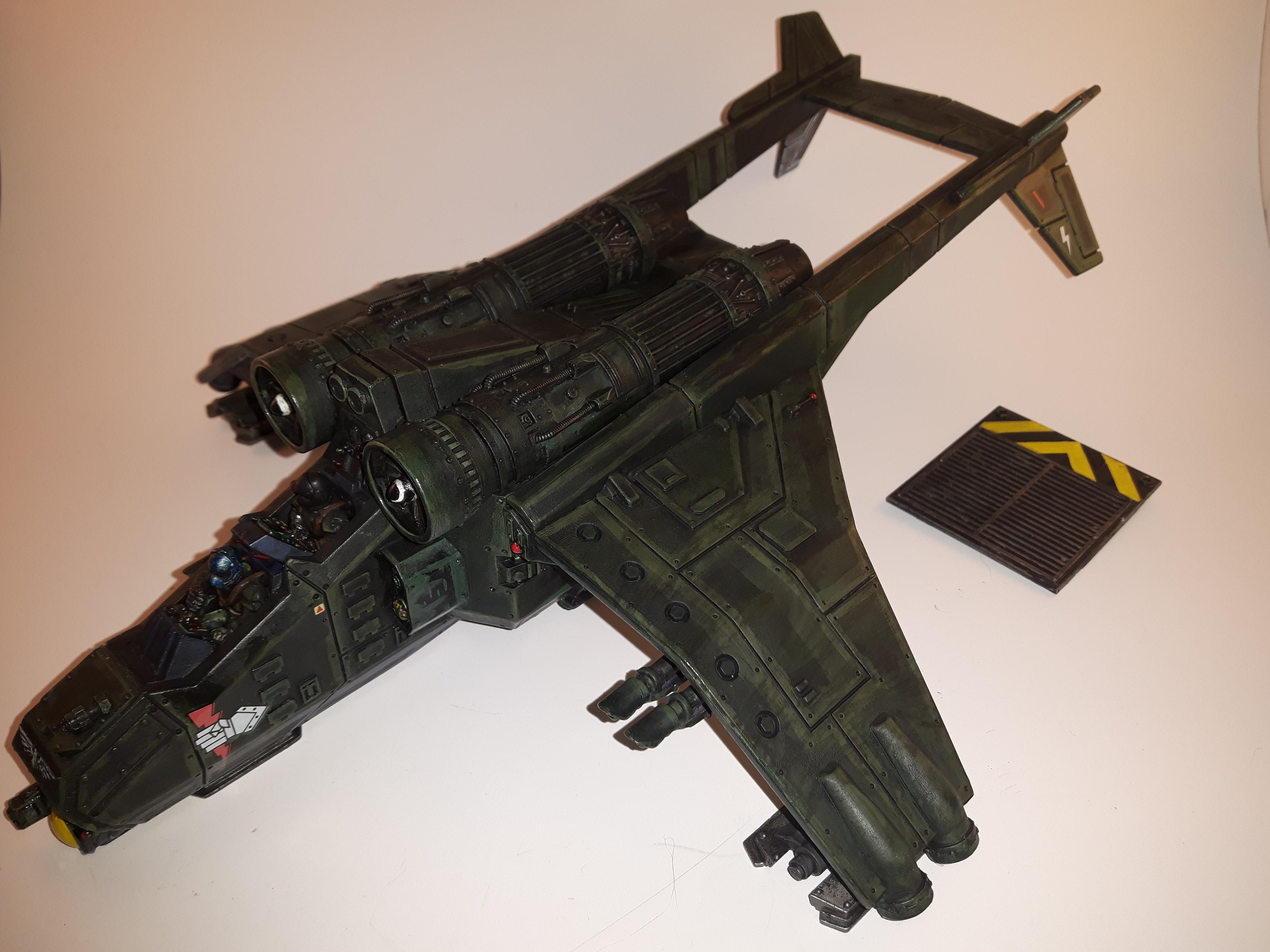 Astra Militarum, Flyer, Forge World, Imperial Guard, Resin, Valkyrie, Vendetta