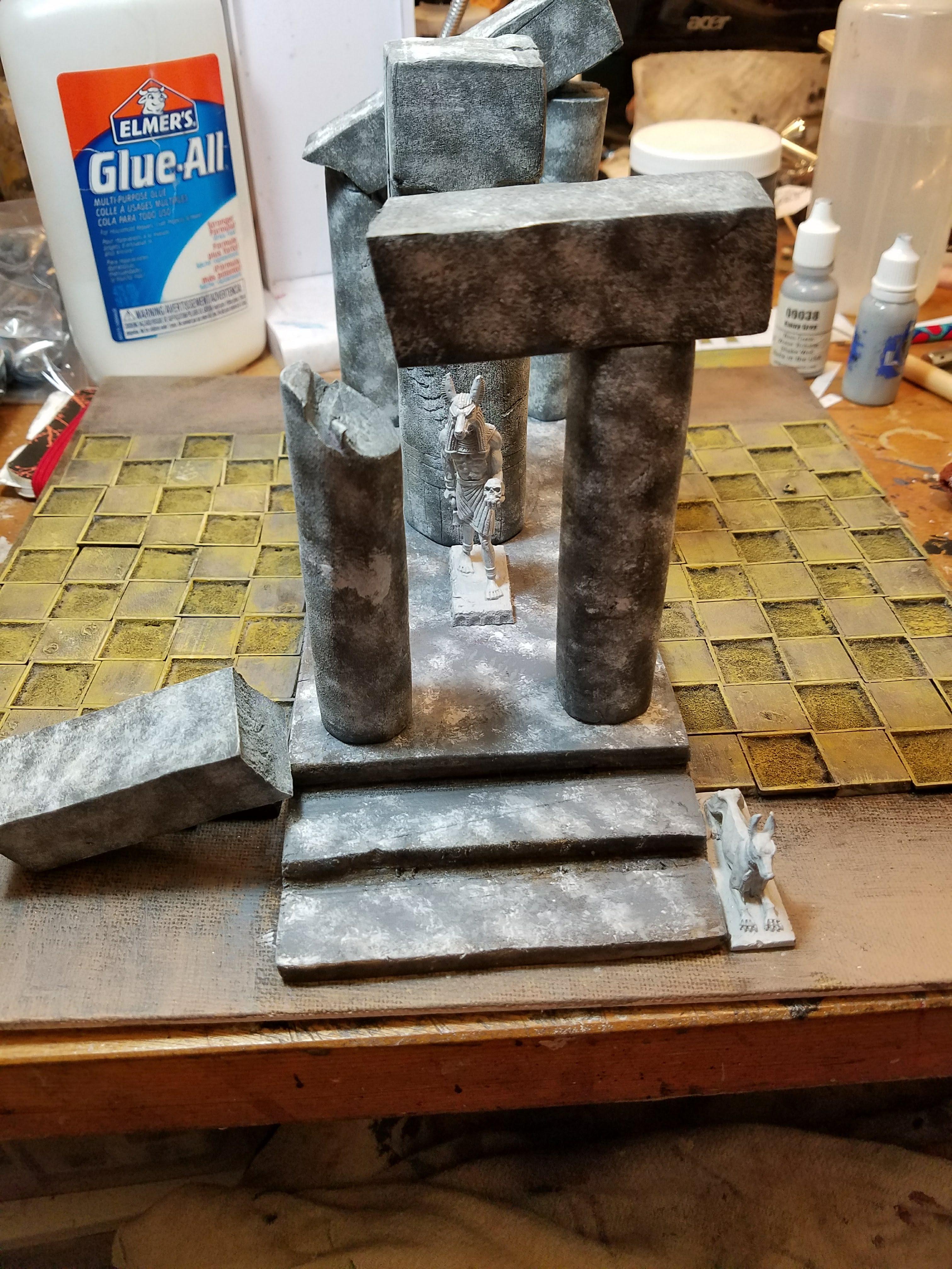 Egyptian, Loer, Ruined Temple