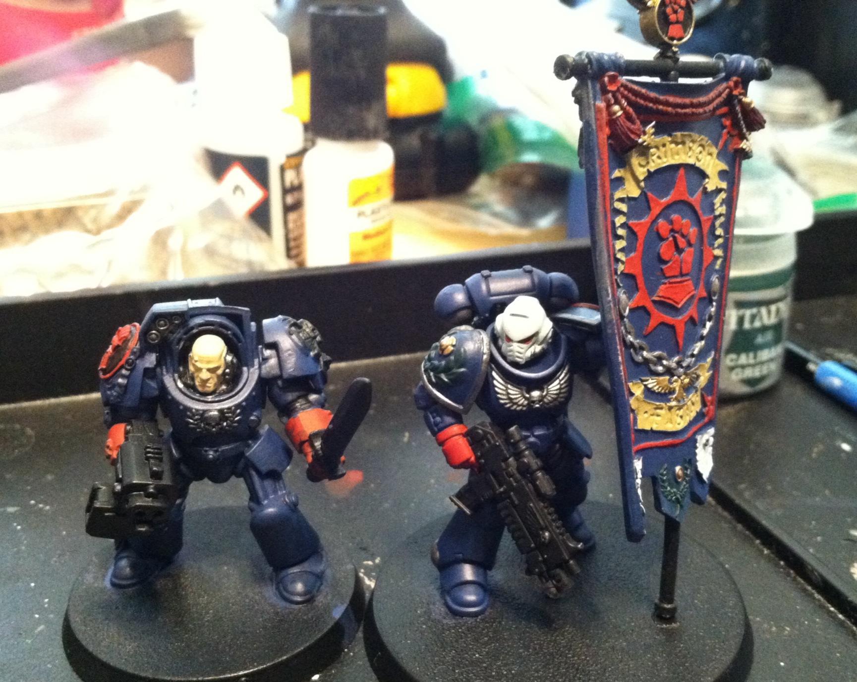 Ancient, Crimson Fists, Primaris, Work In Progress