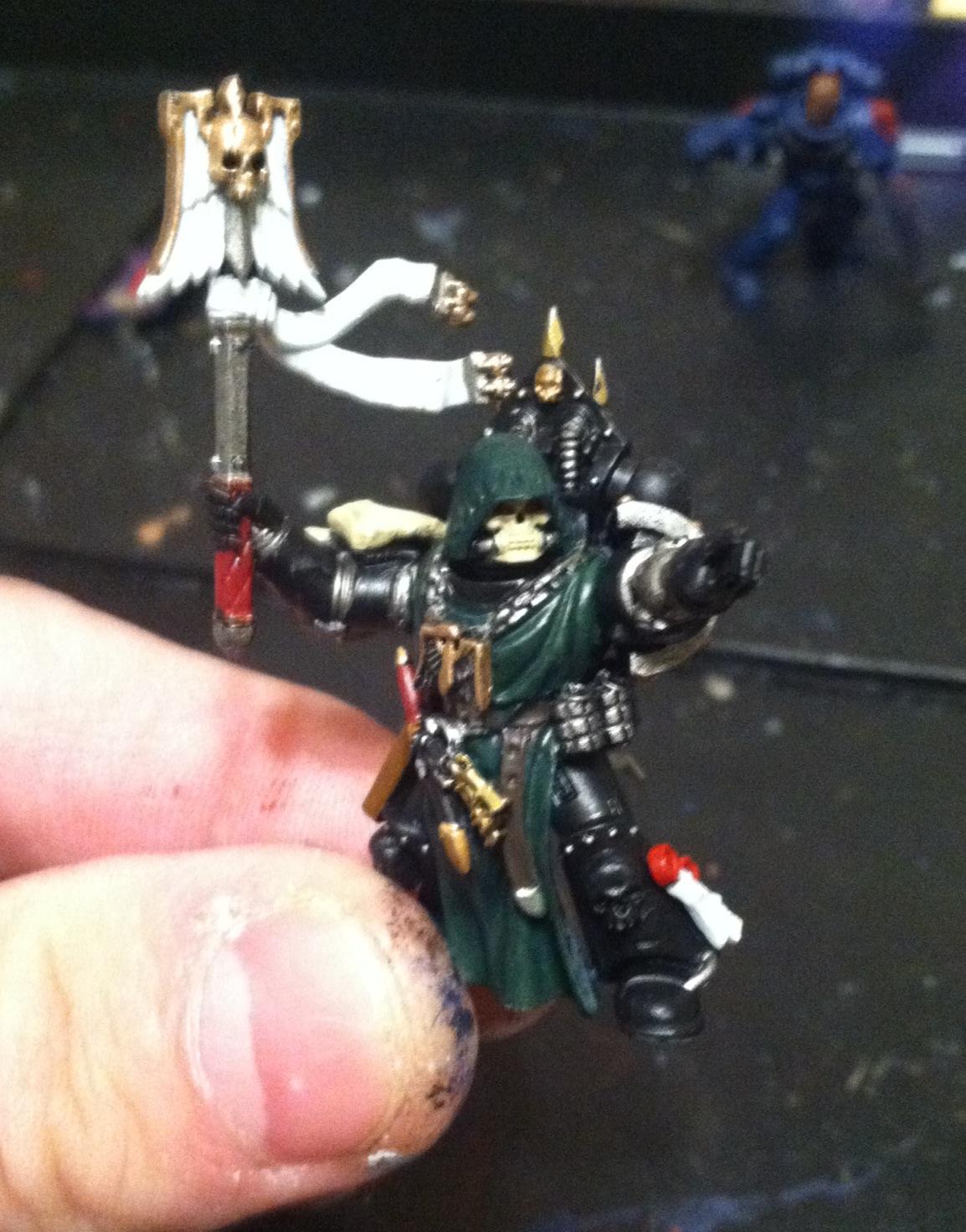 Chaplain, Dark Angels, Kit Bash, Kit-bash