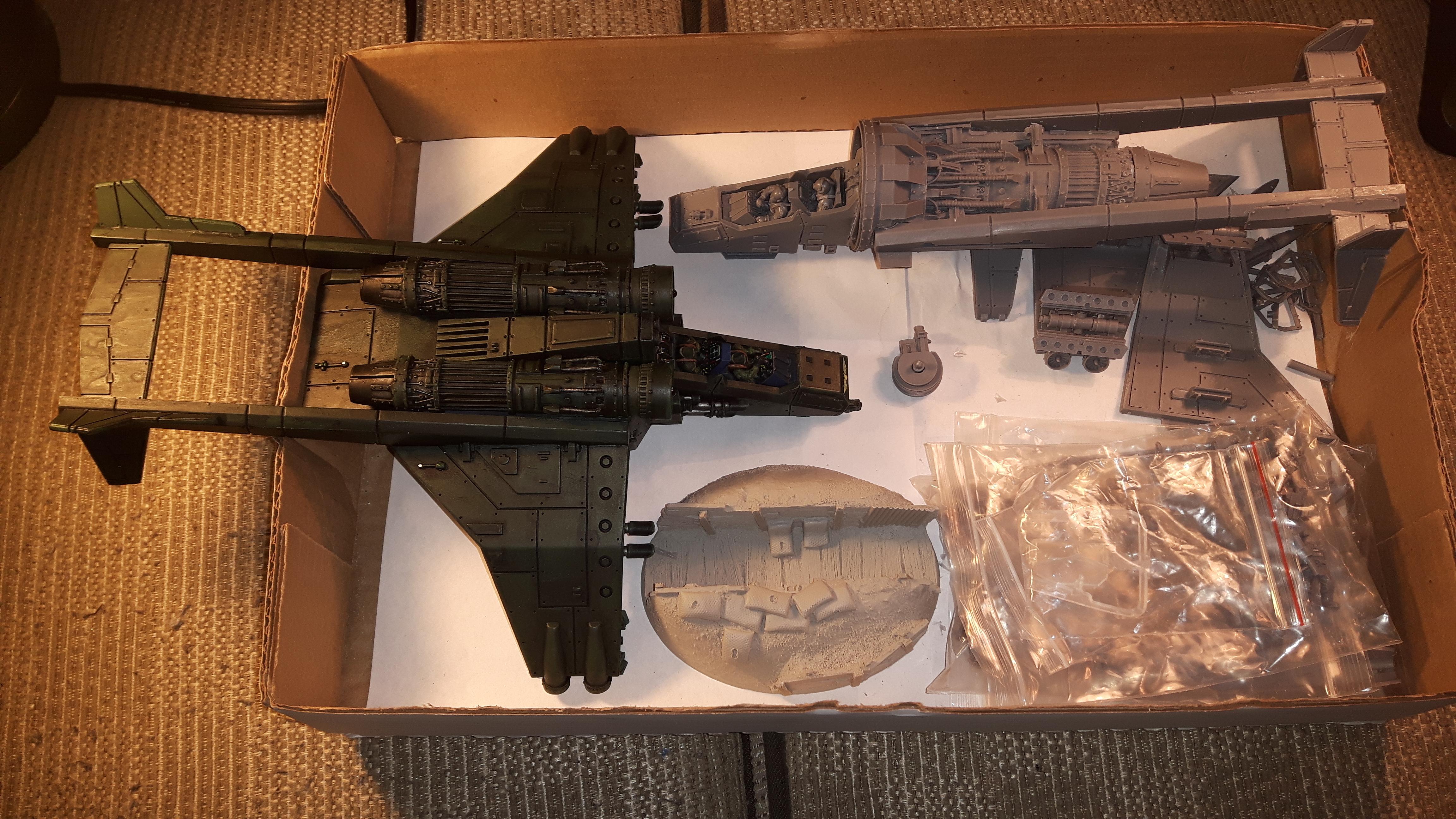 Astra Militarum, Flyer, Forge World, Imperial Guard, Resin, Vulture, Warhammer 40,000