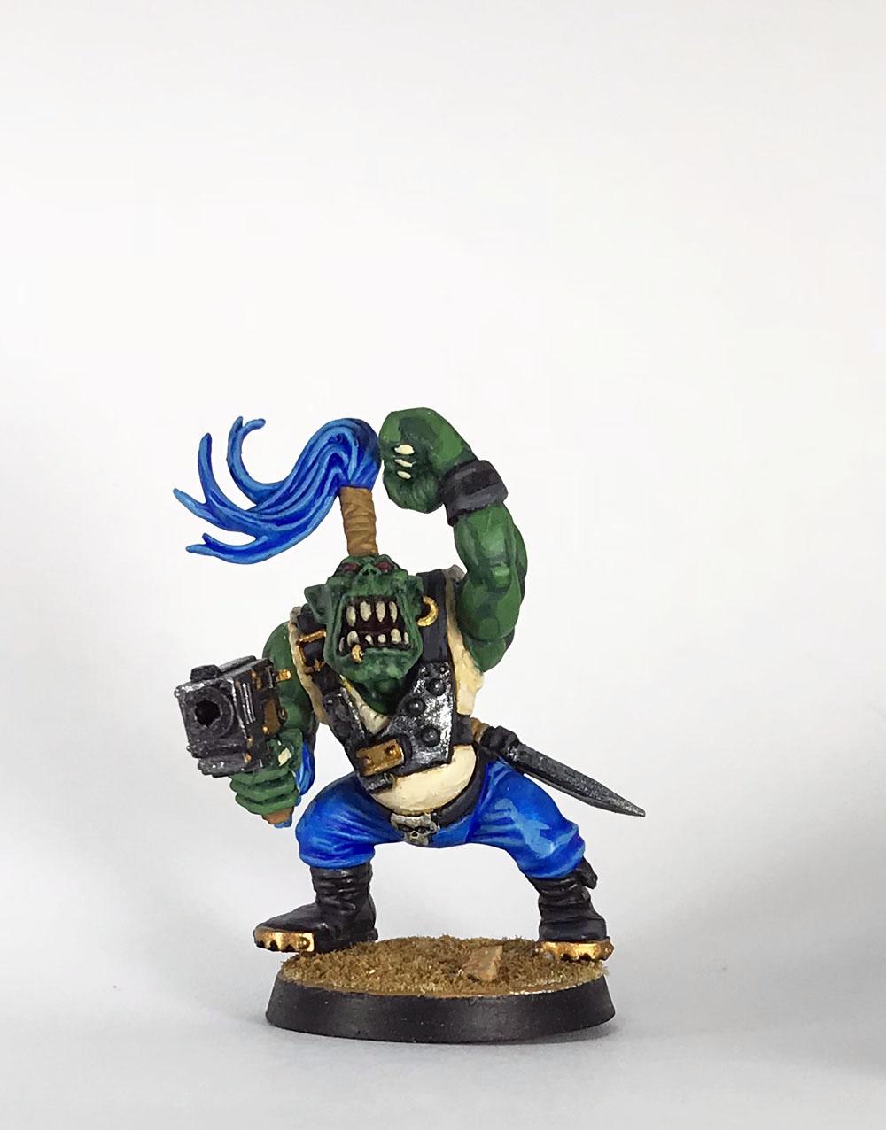 Deathskulls, Fist Pump, Ork Slugga Boy, Rocker, Rokka, Warhammer 40,000