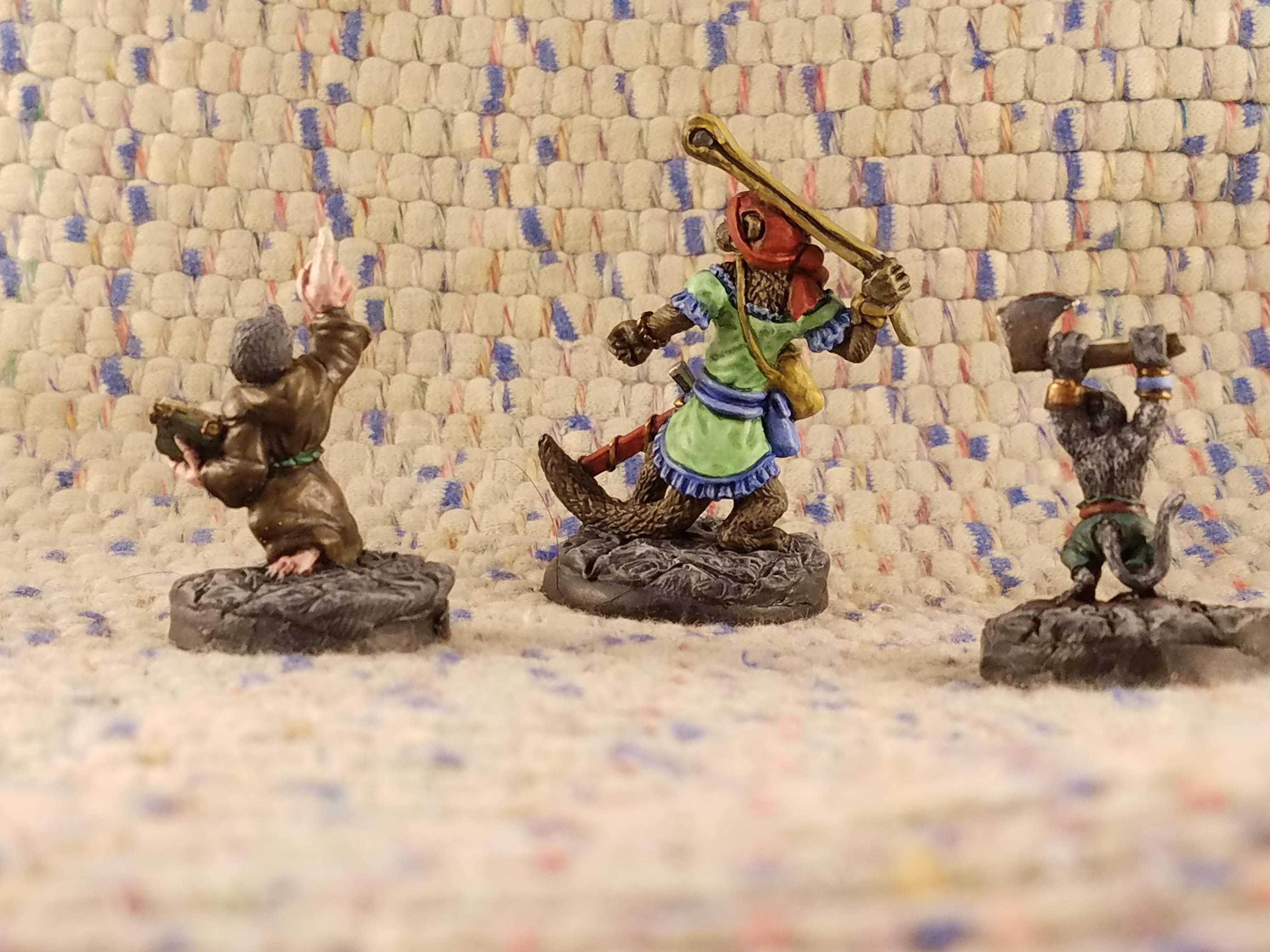Animal Adventurers, Berzerker, Dakka Painting Challenge 2017, Friar, Mole, Oathsworn, Otter, Shew, Slinger
