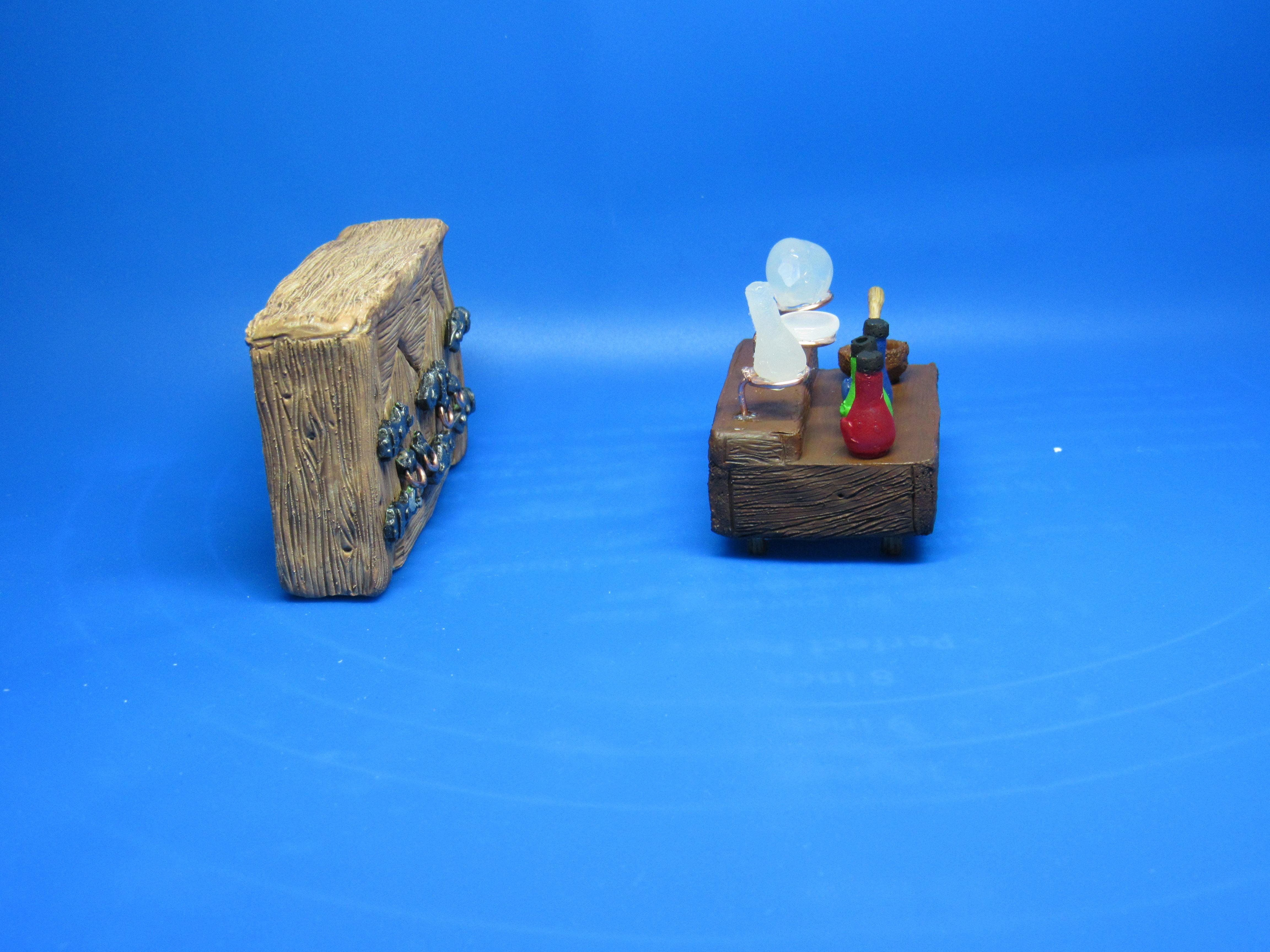 Cupboard and alchimest bench