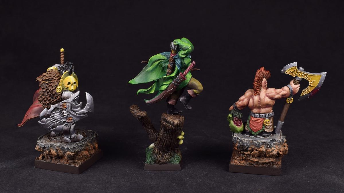Archers, Barbarian, Chieftain, Dwarves, Elves, Human, Scibor Miniatures