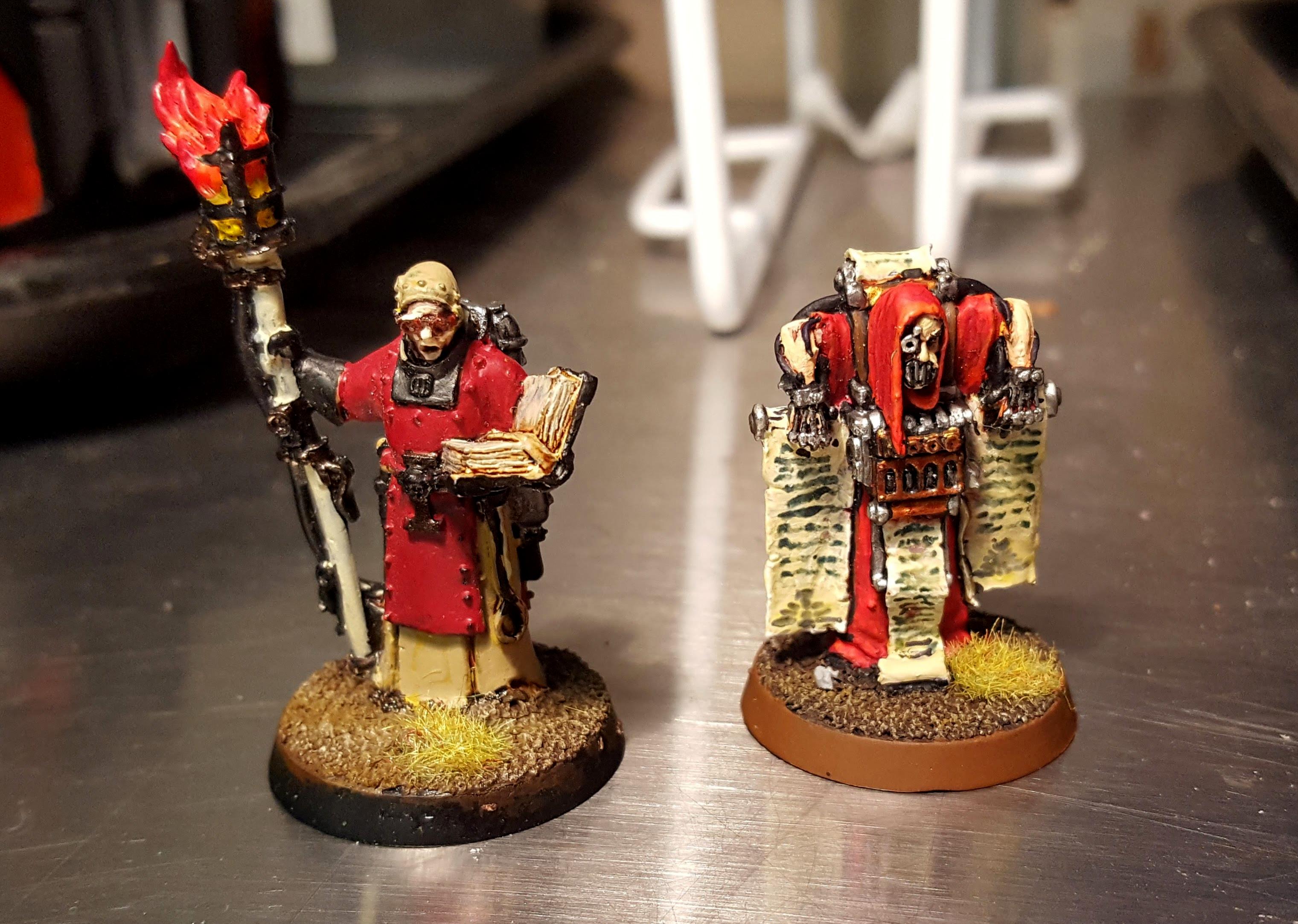 Inquisitorial henchmen / counts-as Sisters Dialogus, painted and based by Captain Brown