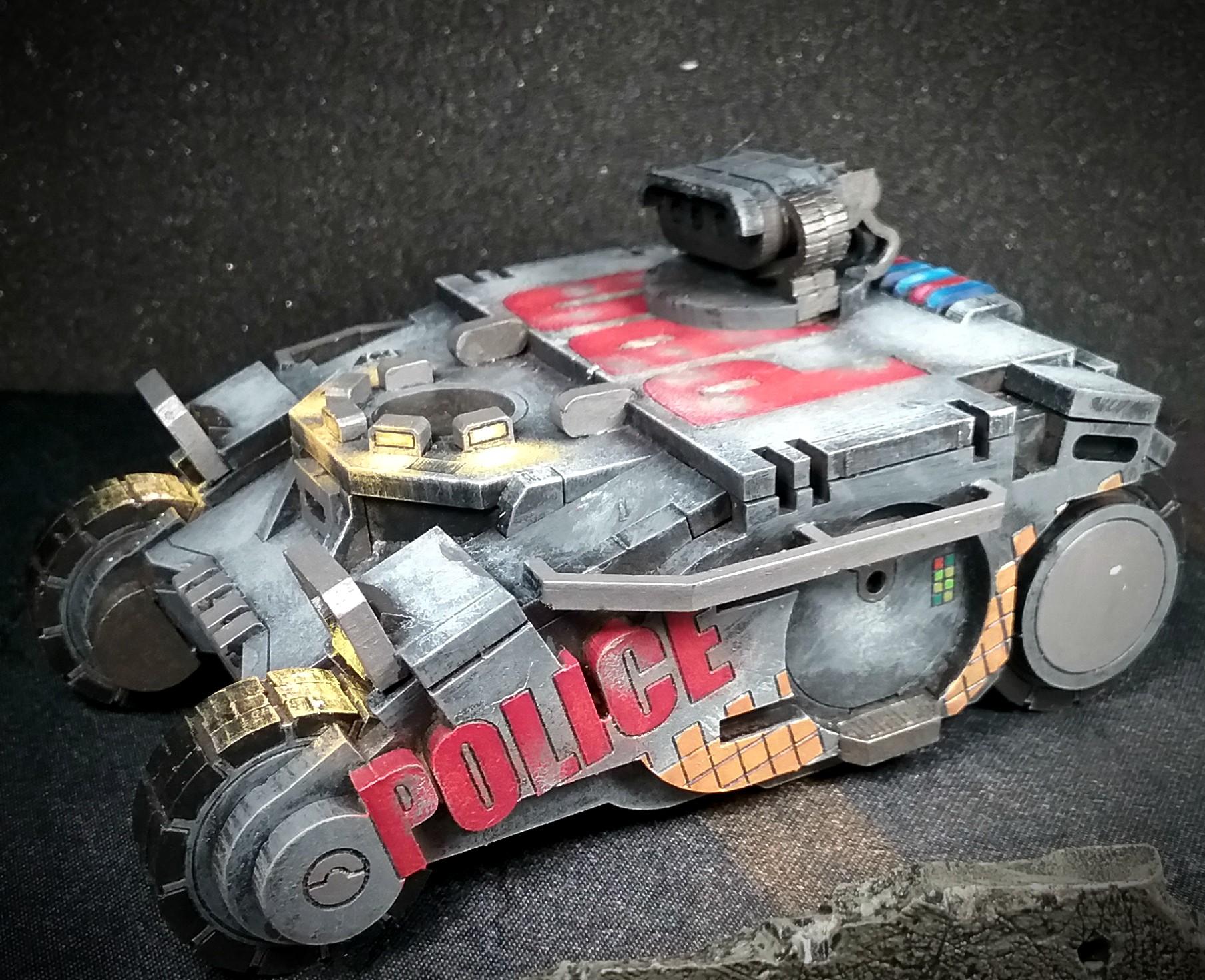 Dredd, Judge Dredd, Miniature Scenery, Police, Swat, Tactical Response Vehicle