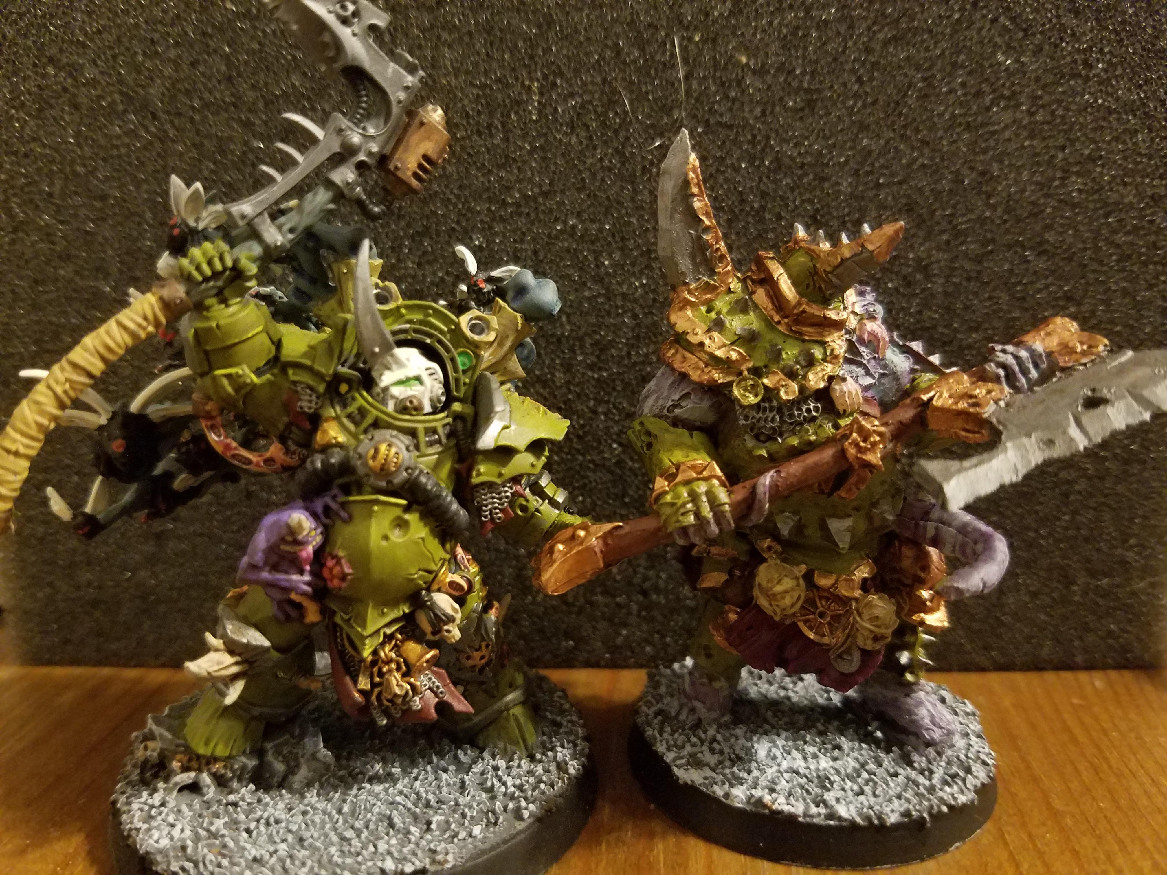 Chaos, Death Guard, Nurgle, Putrid Blightking, Terminator Armor