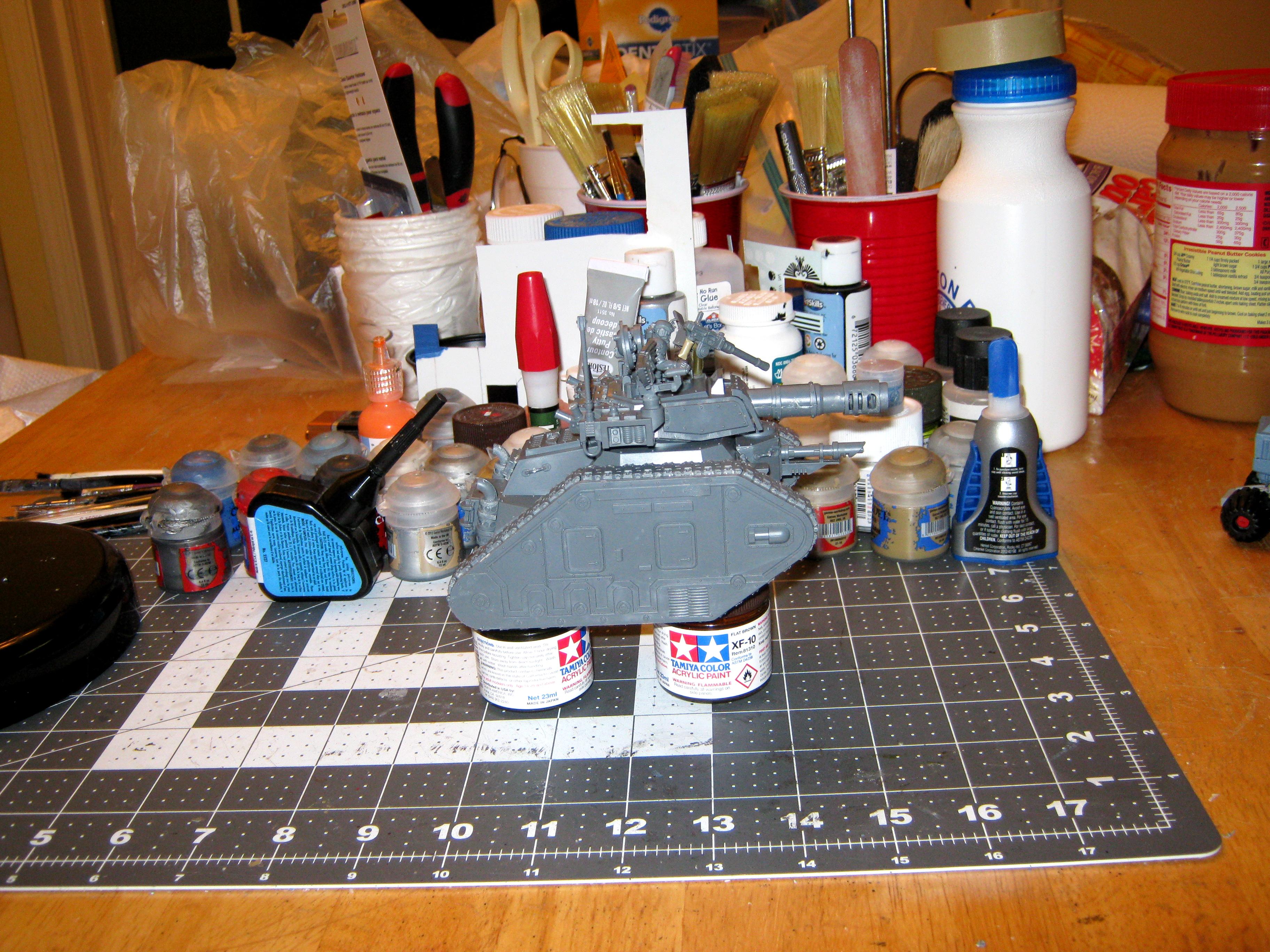 Astra Militarum, Battle Tank, Command Vehicle, Imperial, Imperial Guard, Leman Russ, Tank, Tech Command Tank