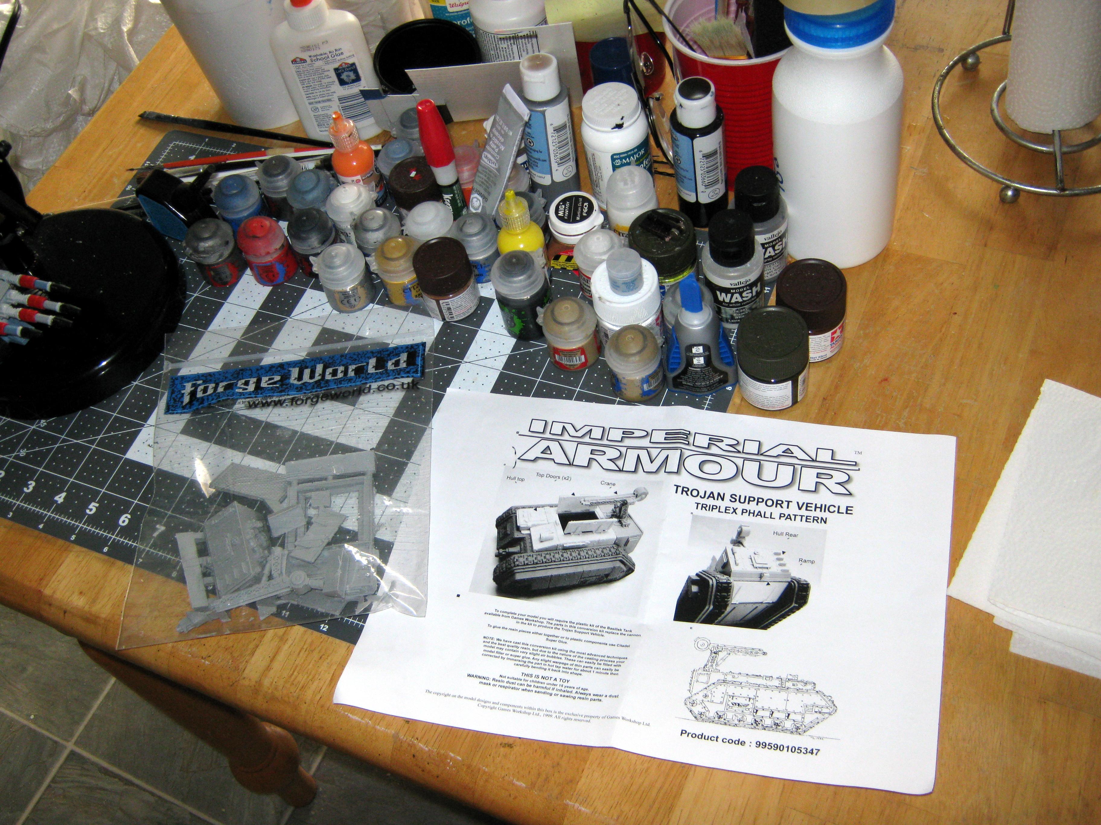 Forge World, Materials, Model Kits, Modeling, Paints, Supplies, Tools