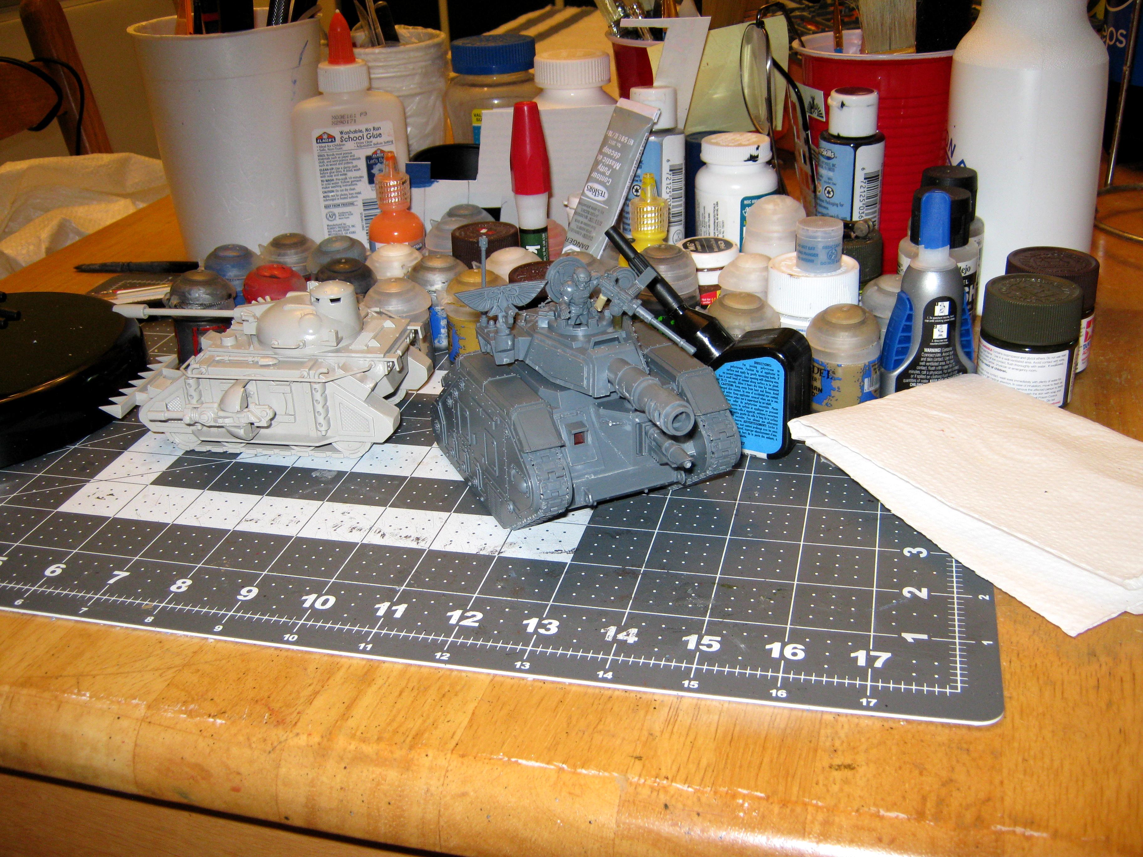Battle Tank, Command Vehicle, Imperial, Leman Russ, Tank, Tech Command Tank