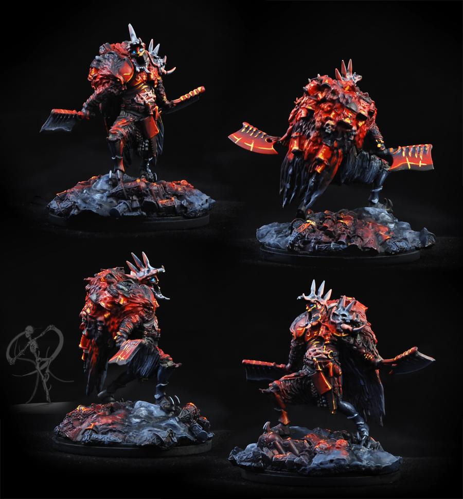 Conversion, Kingdom Death, Monster, Non-Metallic Metal, Object Source Lighting, Sculpting, Warhammer Fantasy