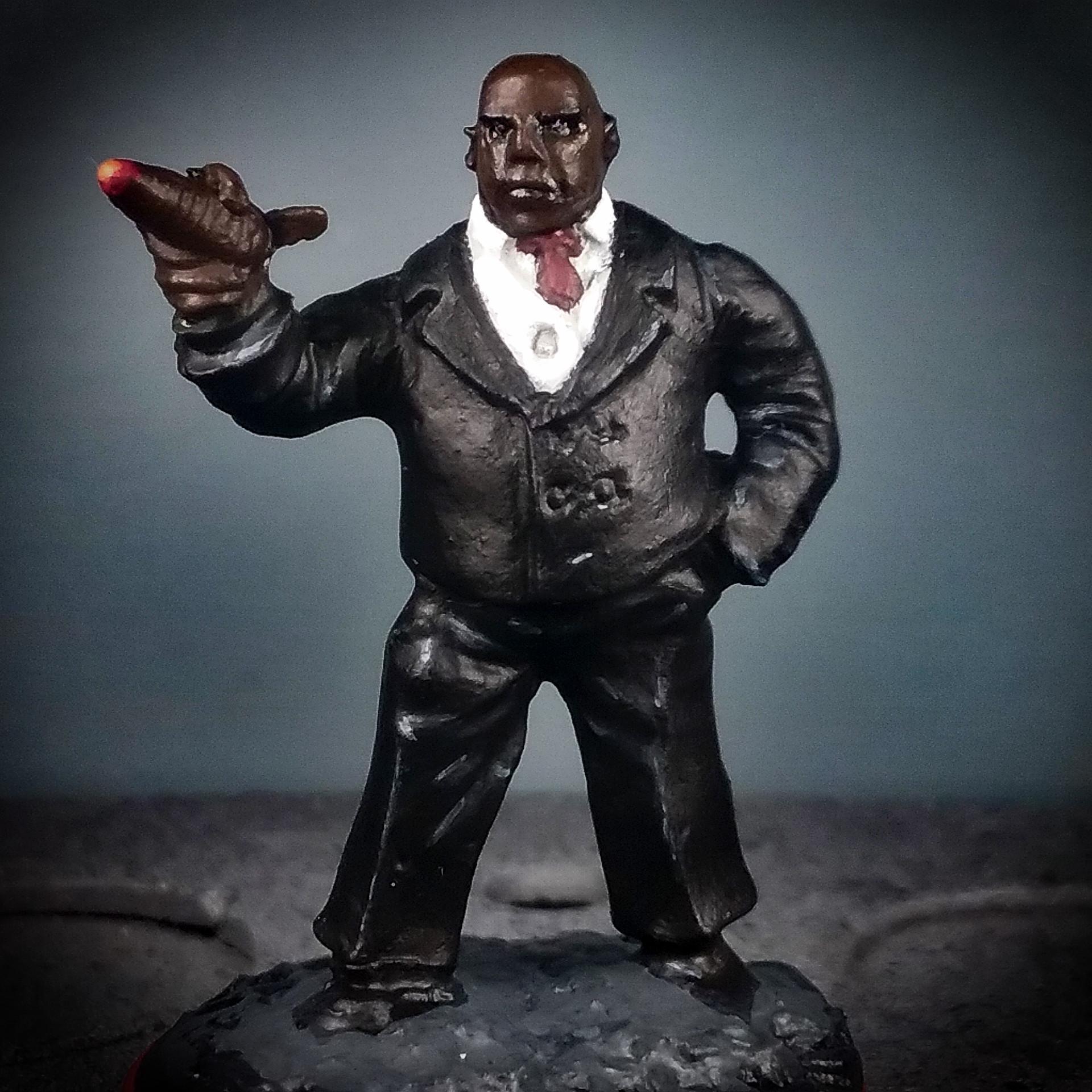 28mm Battlestar Galactica Miniatures, Battlestar Galactica, Battlestar Galactica Miniatures, Black Cat Bases, Gang Boss