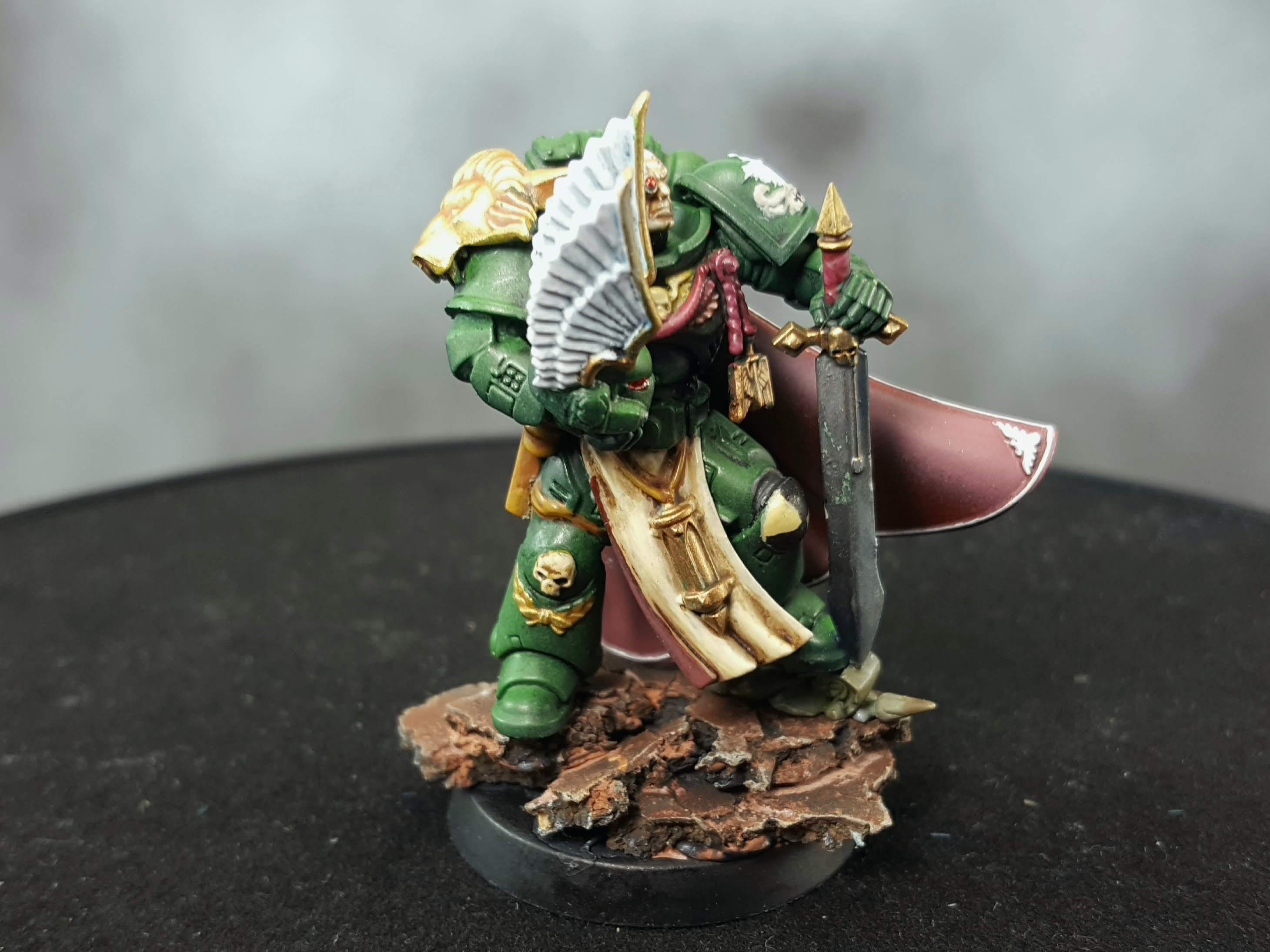 Company Master, Company Master Conversion, Conversion, Dark Angels, Kit Bash, Primaris, Primaris Captain, Primaris Conversion