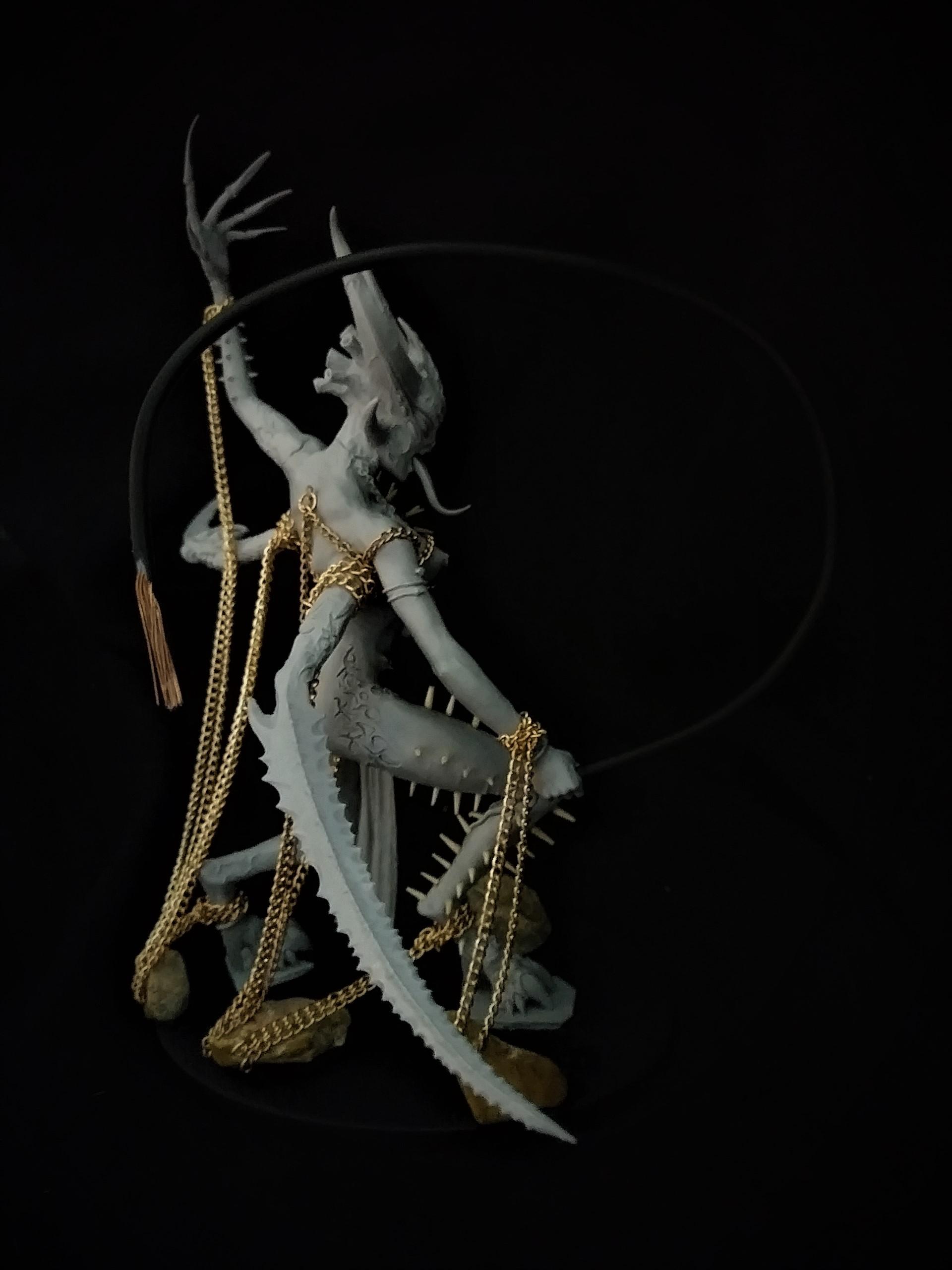 Chain, Chaos, Daemonettes, Daemons, Slaanesh, Whip, Zarakynel