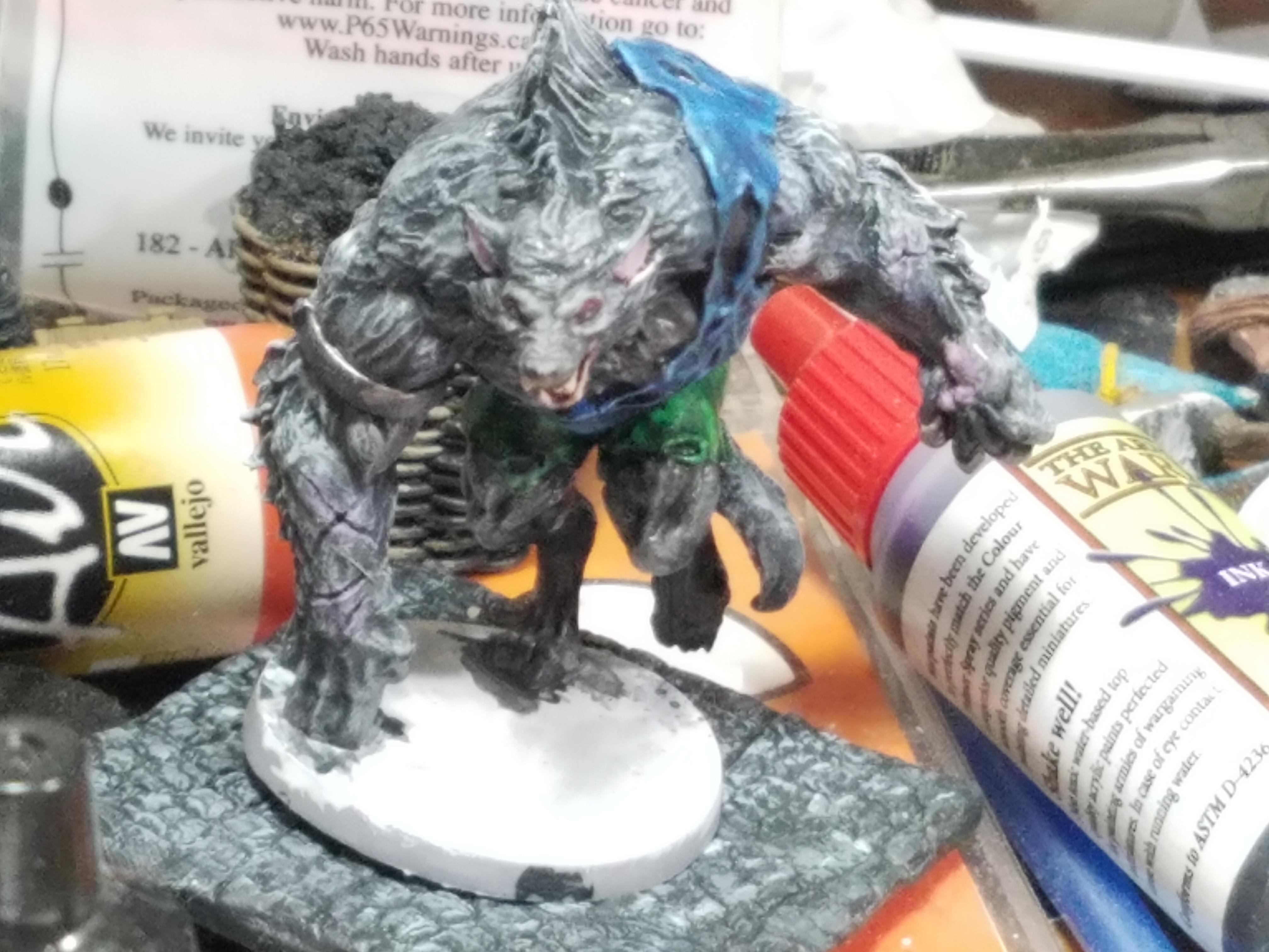 Dakka Painting Challenge 2018, Grimlord Games, Village Attacks, Werewolf, Work In Progress