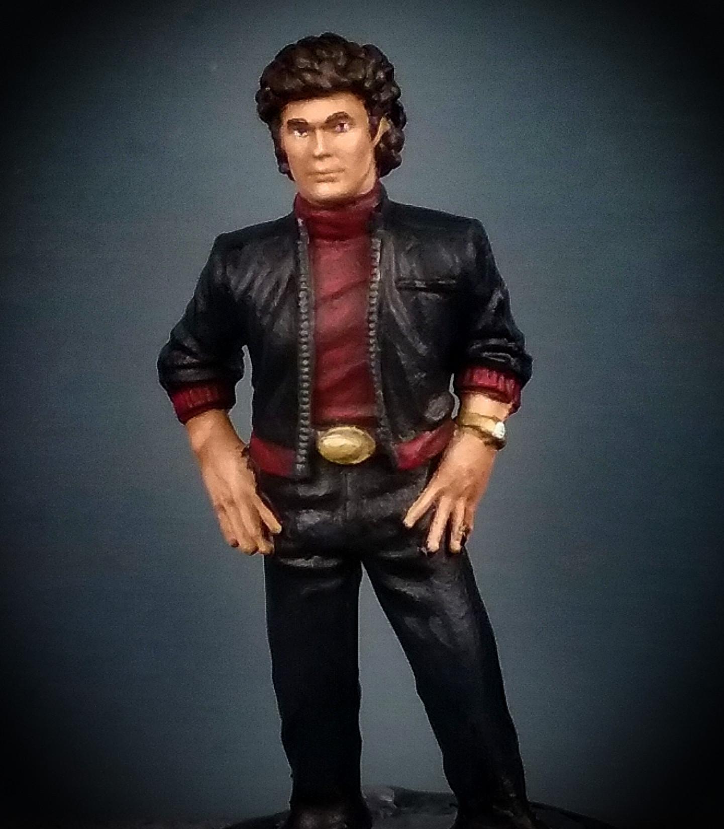 28mm Battlestar Galactica Miniatures, Battlestar Galactica Miniatures, Crooked Dice, Crooked Dice Game Design Studio, David Hasselhoff 28mm Miniature, Knight Rider, Knight Rider 28mm Miniature